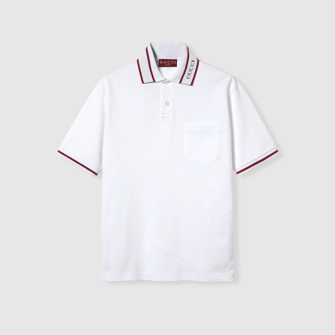 P299 红黑条纹POLO衫