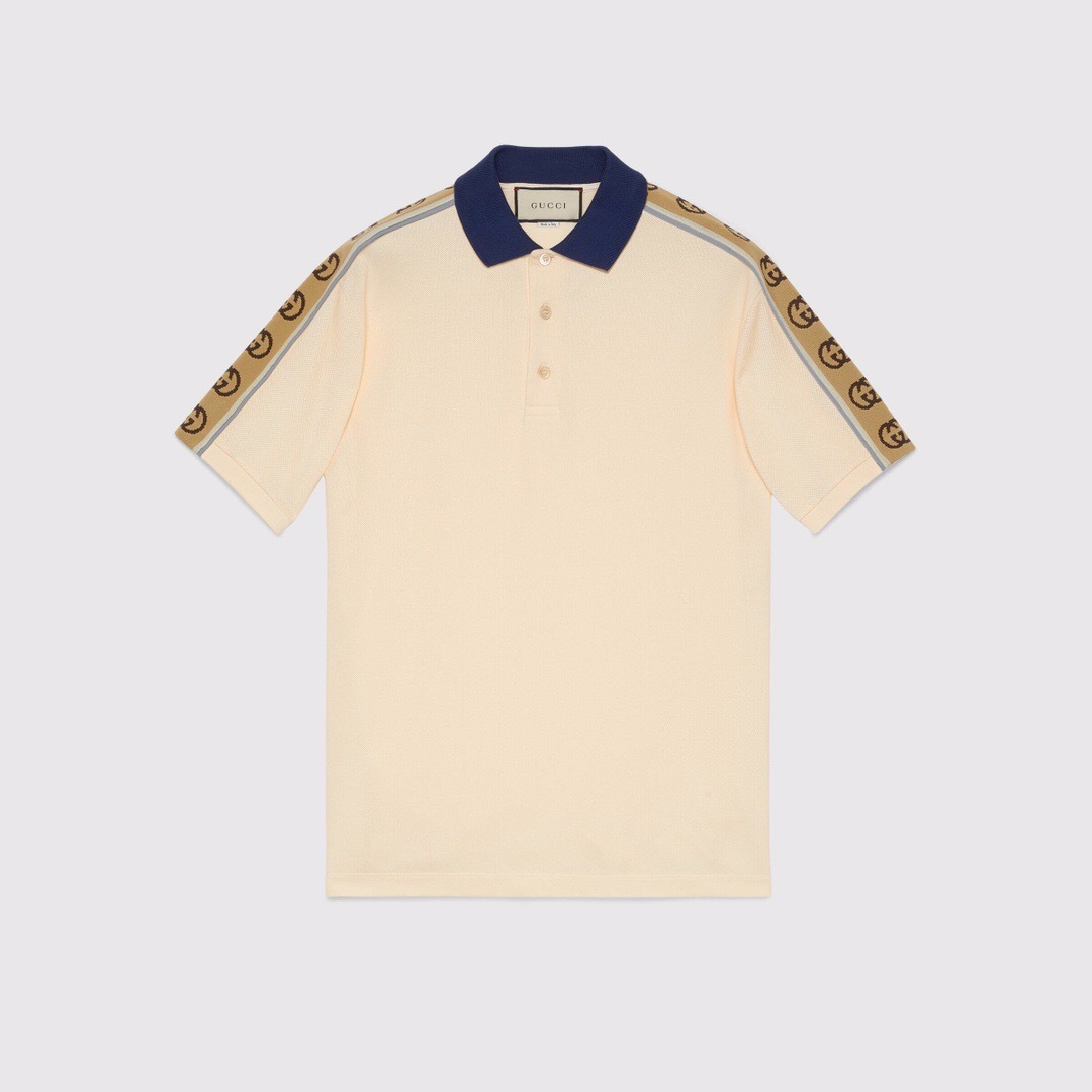 P289 G反光polo 杏色