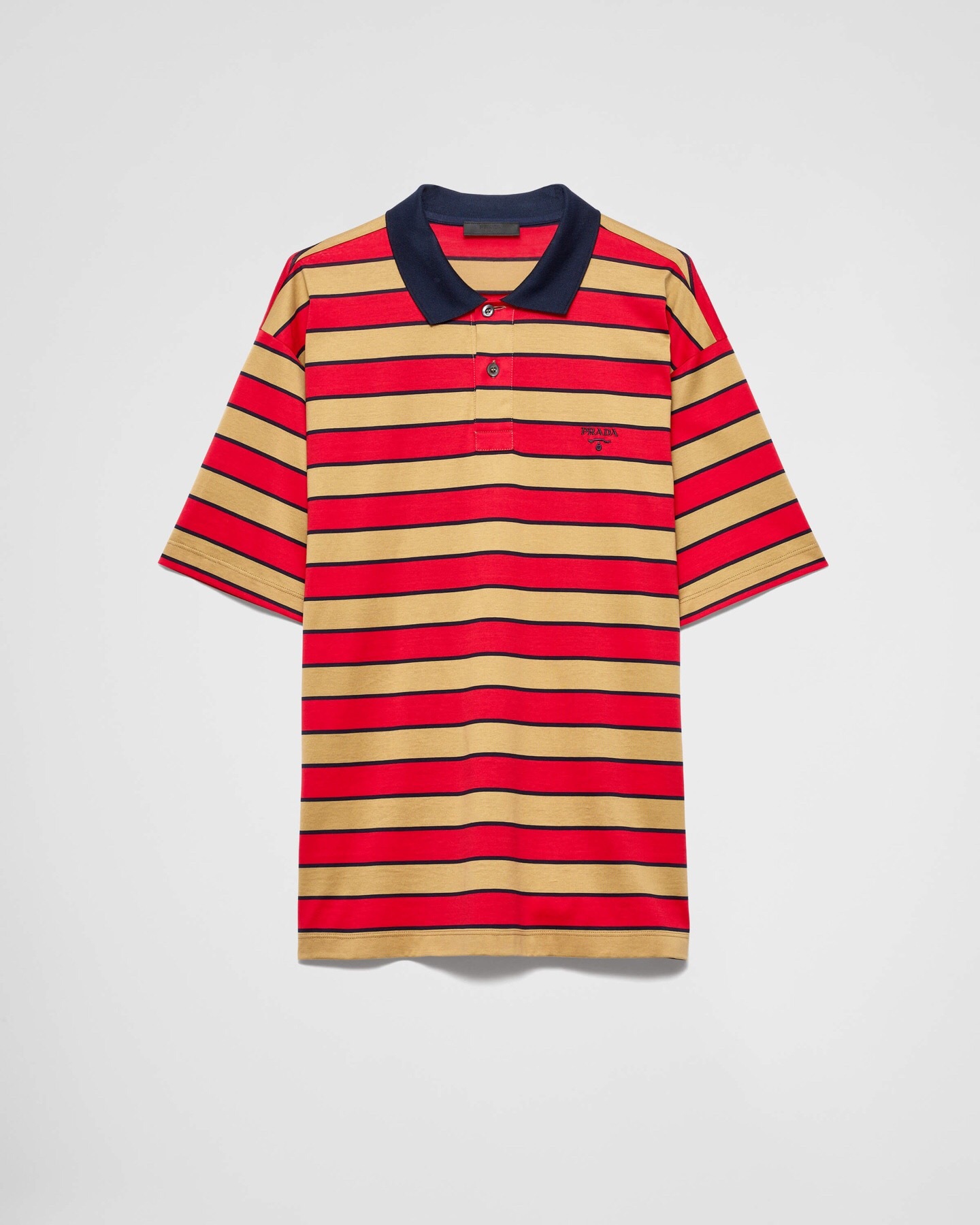 P299 红条纹POLO衫