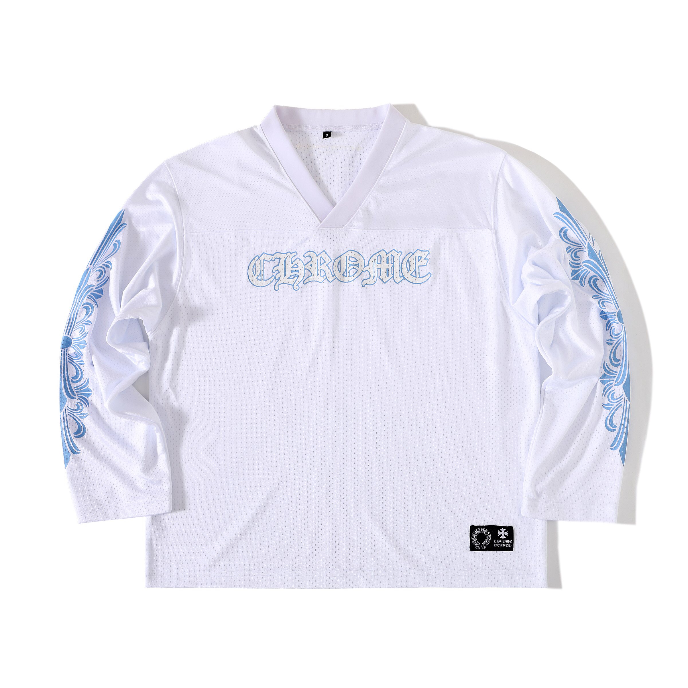 P459 白色网眼棒球服棉伦