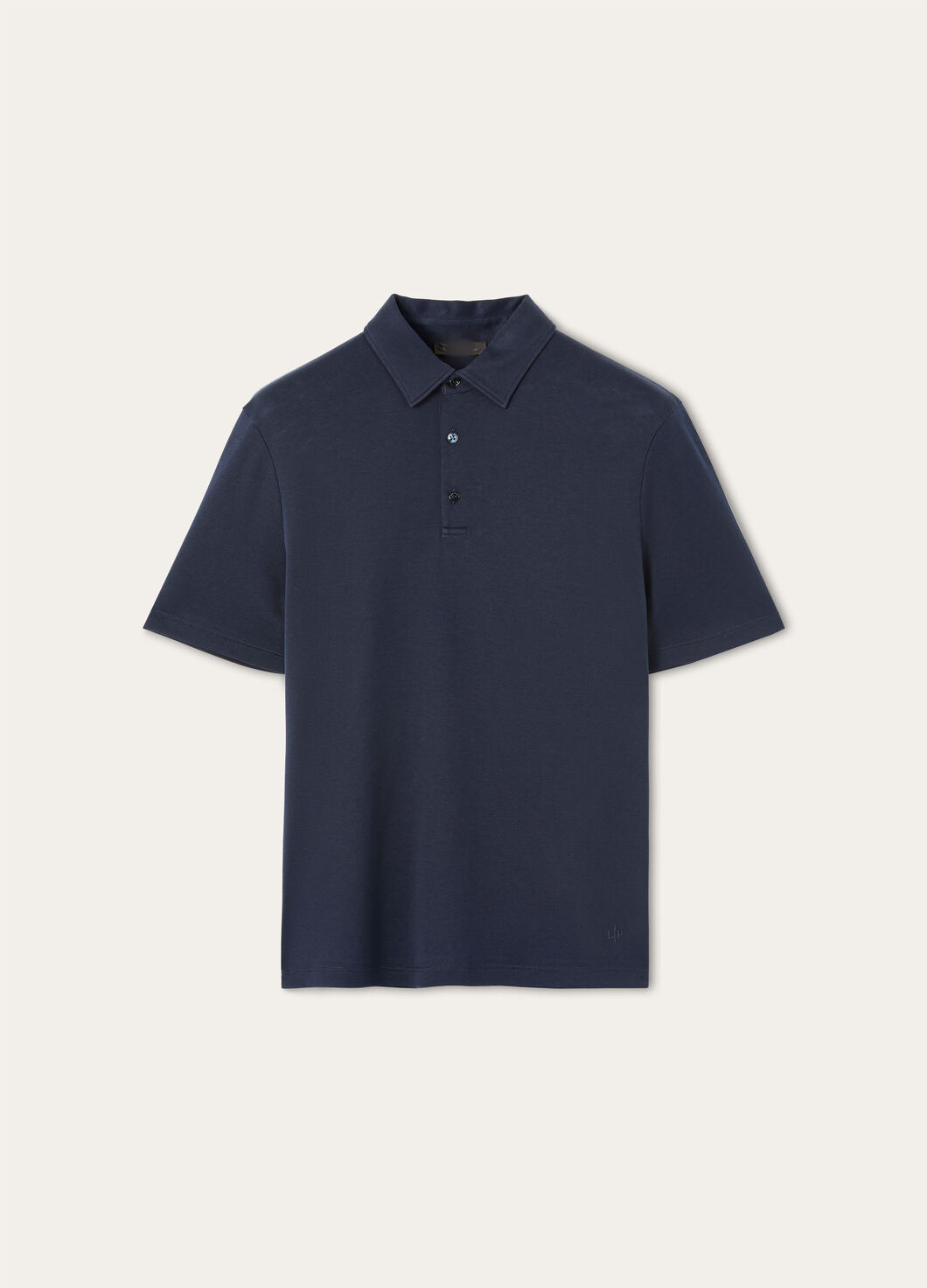 P319 海军蓝纯色POLO衫