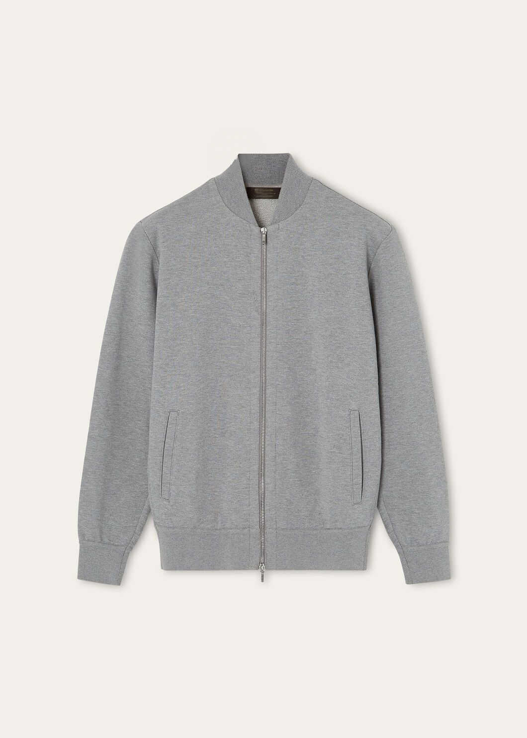 P499 Grey zipper cotton jacket