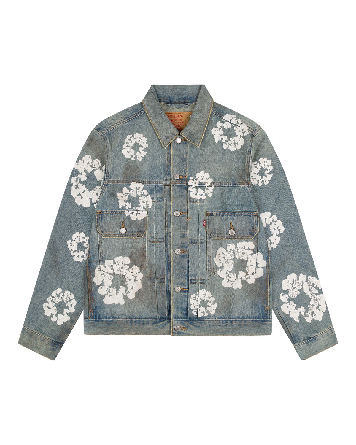 P379 Make old cotton denim jackets