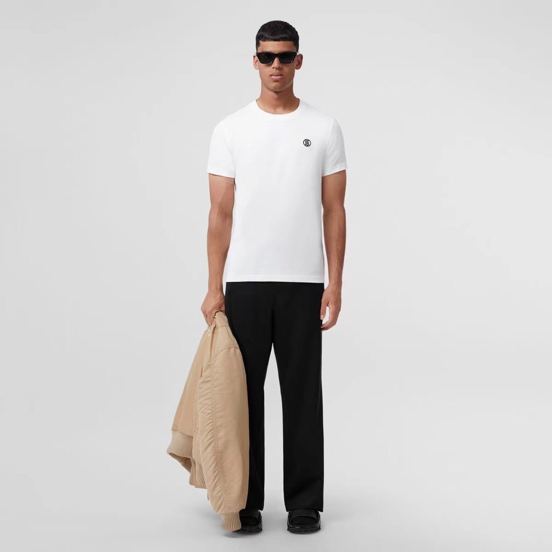 P209  B圆形胸口刺绣短袖白 · image 11