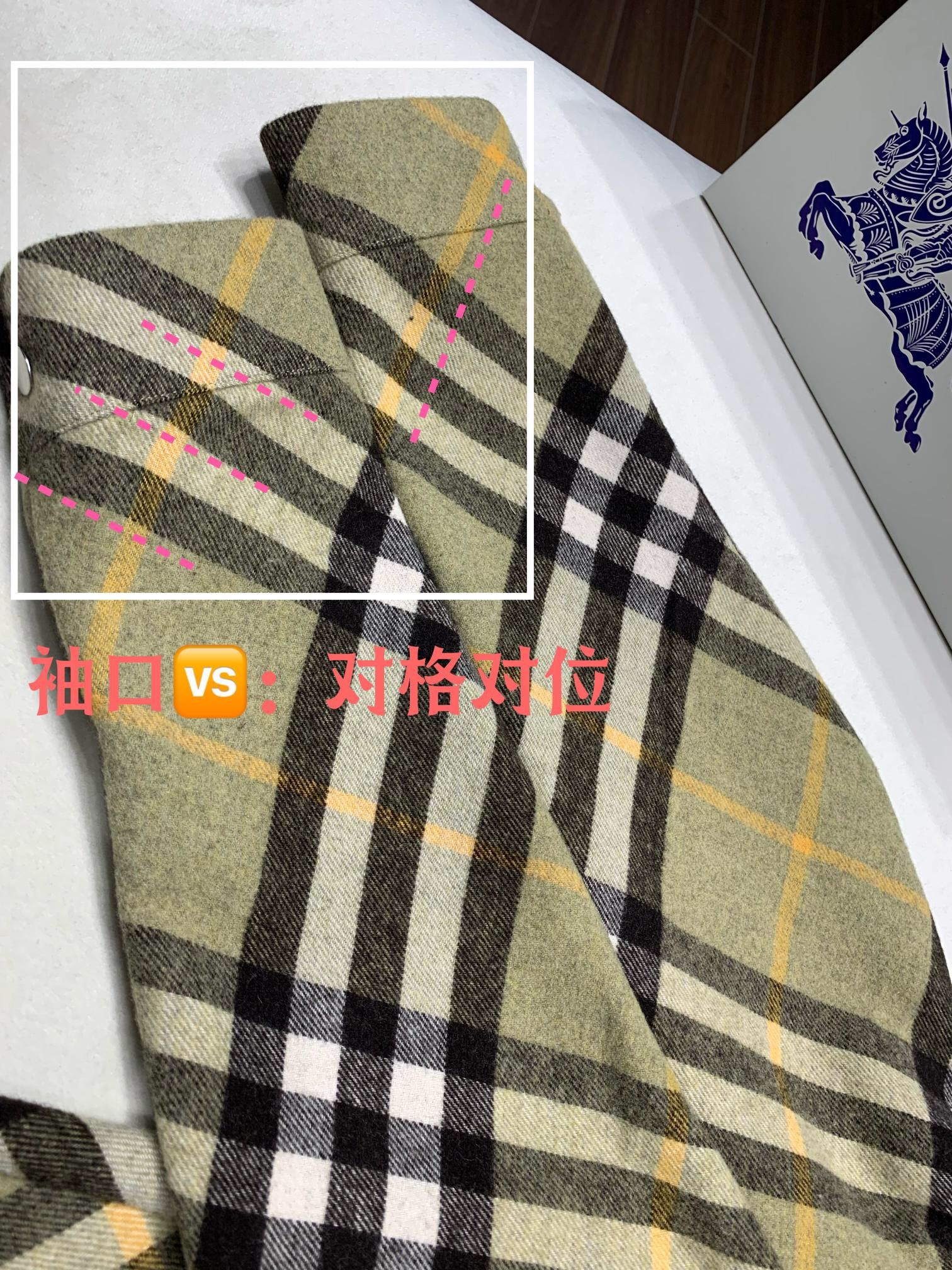 P599 格纹羊毛混纺外套式衬衫 · image 6