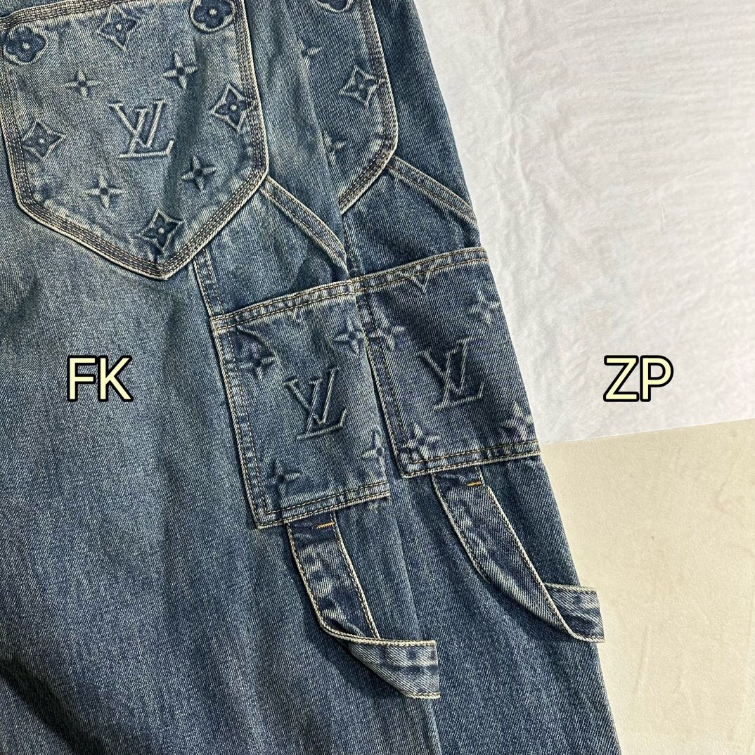 P789 提花压纹拼接牛仔裤 · image 11