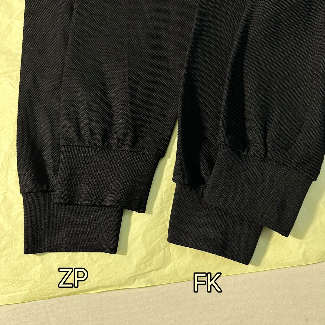 P319 格纹领长袖POLO衫黑色 · image 12