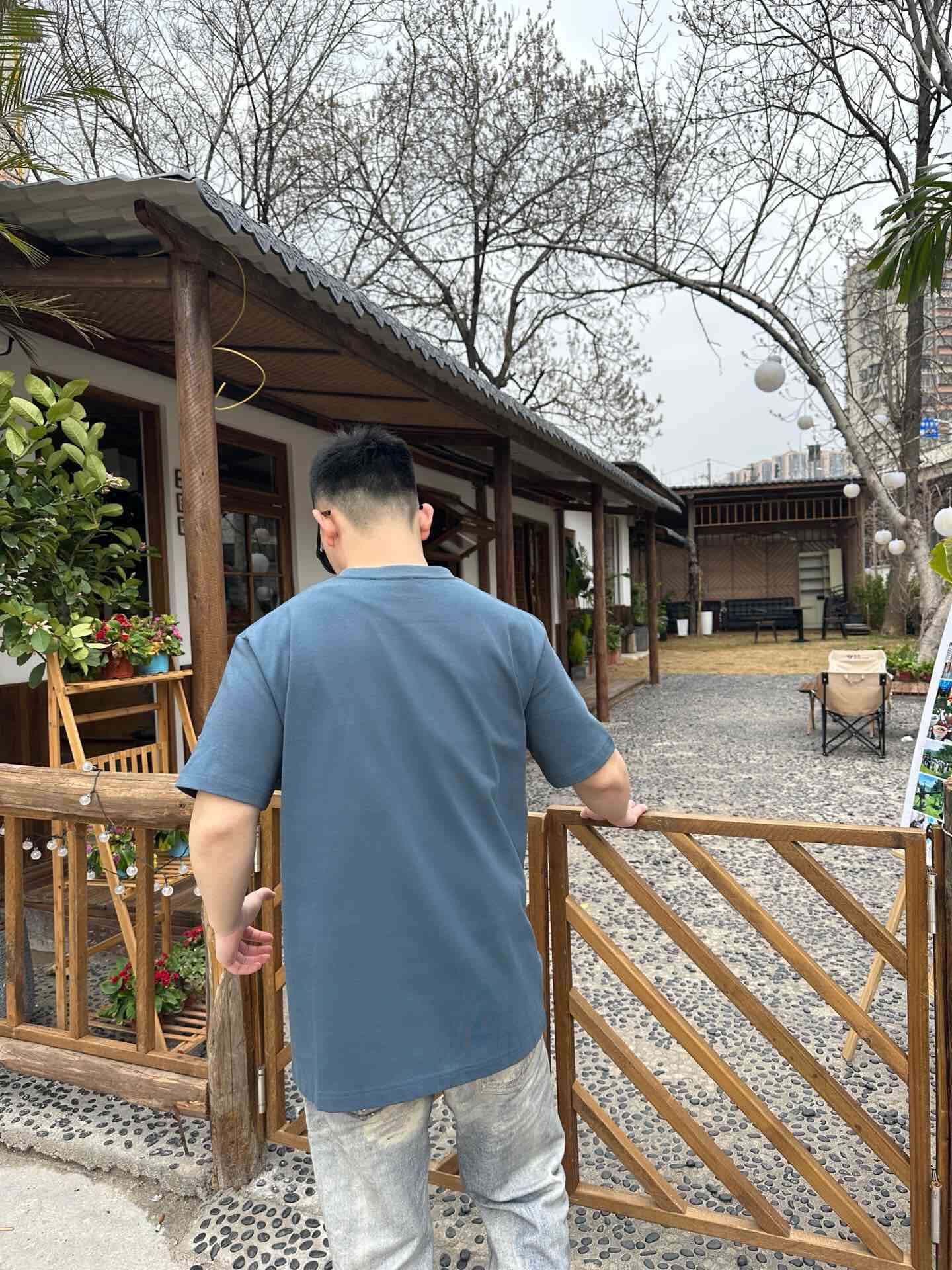 P229 DR字母章子短袖 浅蓝色 · image 17