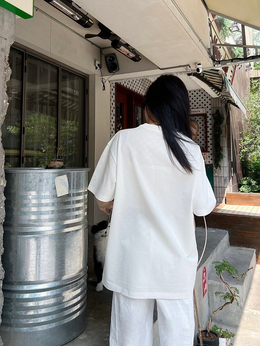 P229 棋盘格短袖白色 · image 16