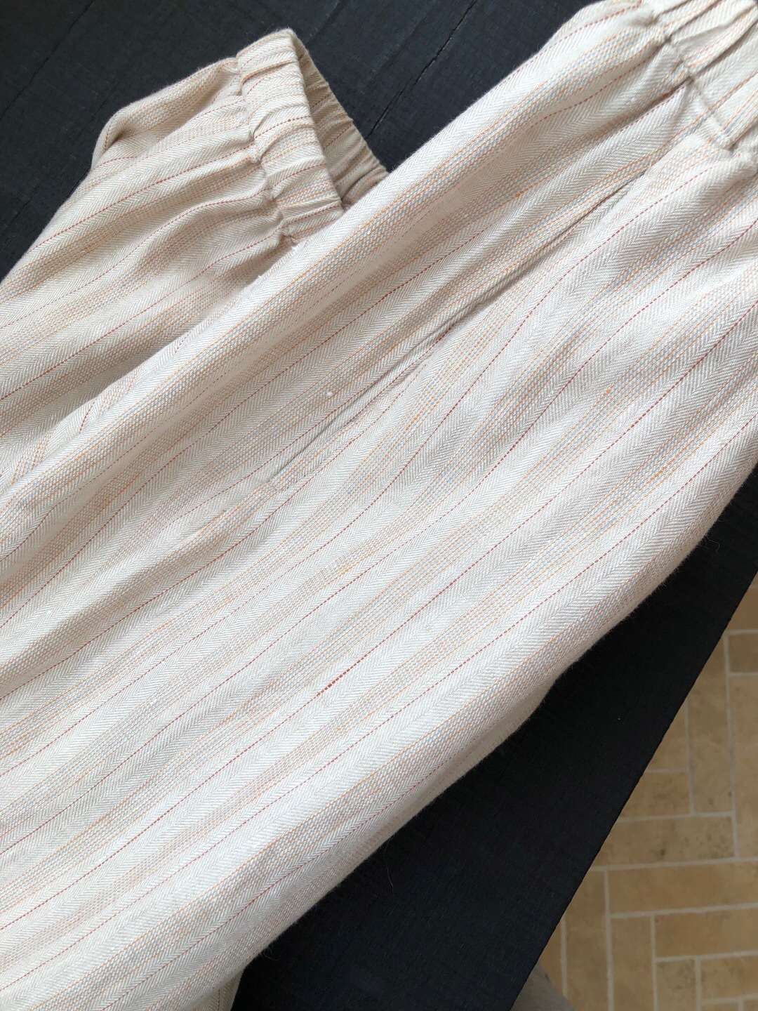 P499 条纹亚麻长裤 · image 14