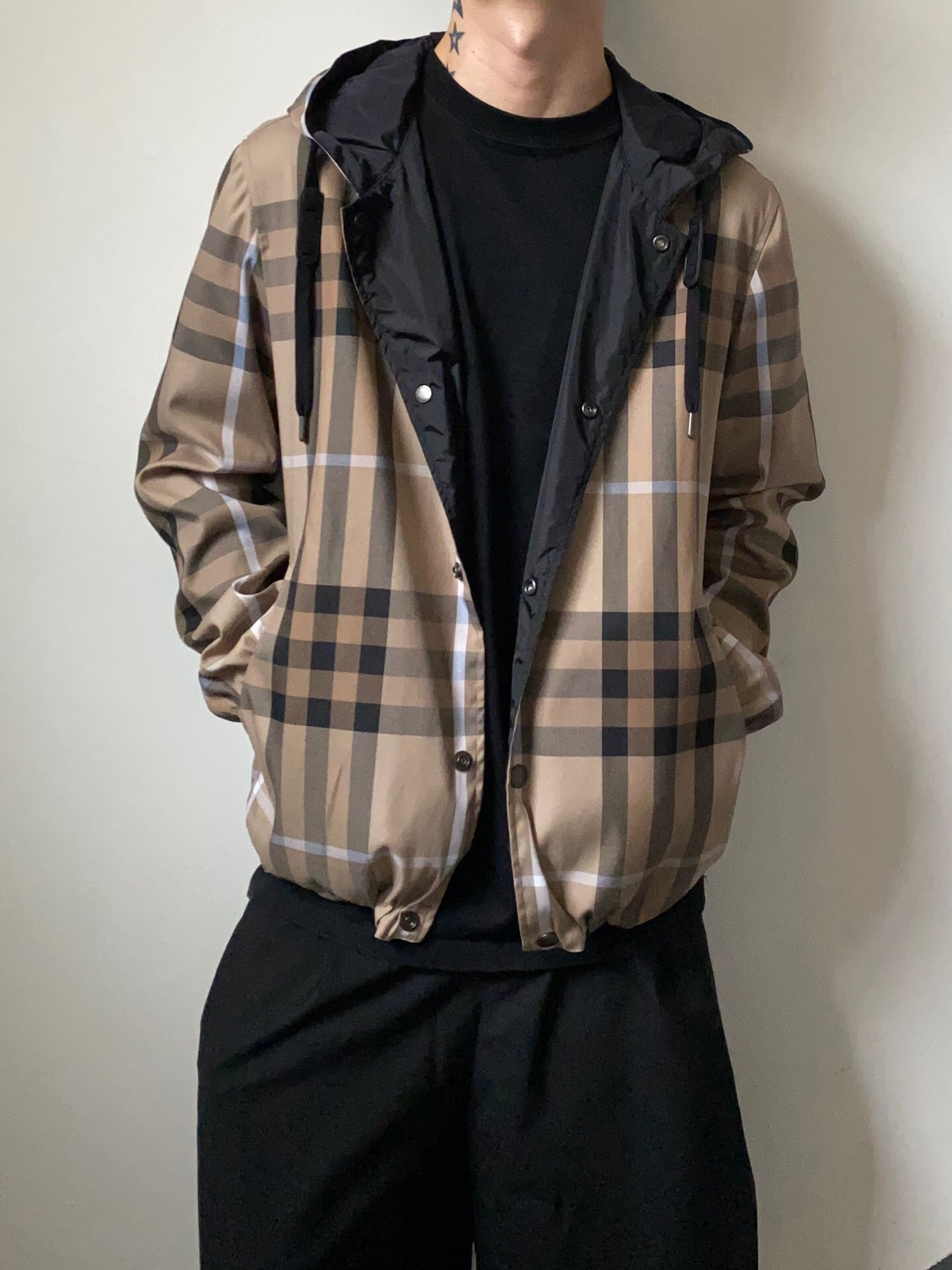 P729 BR格纹外套卡其色 · image 23