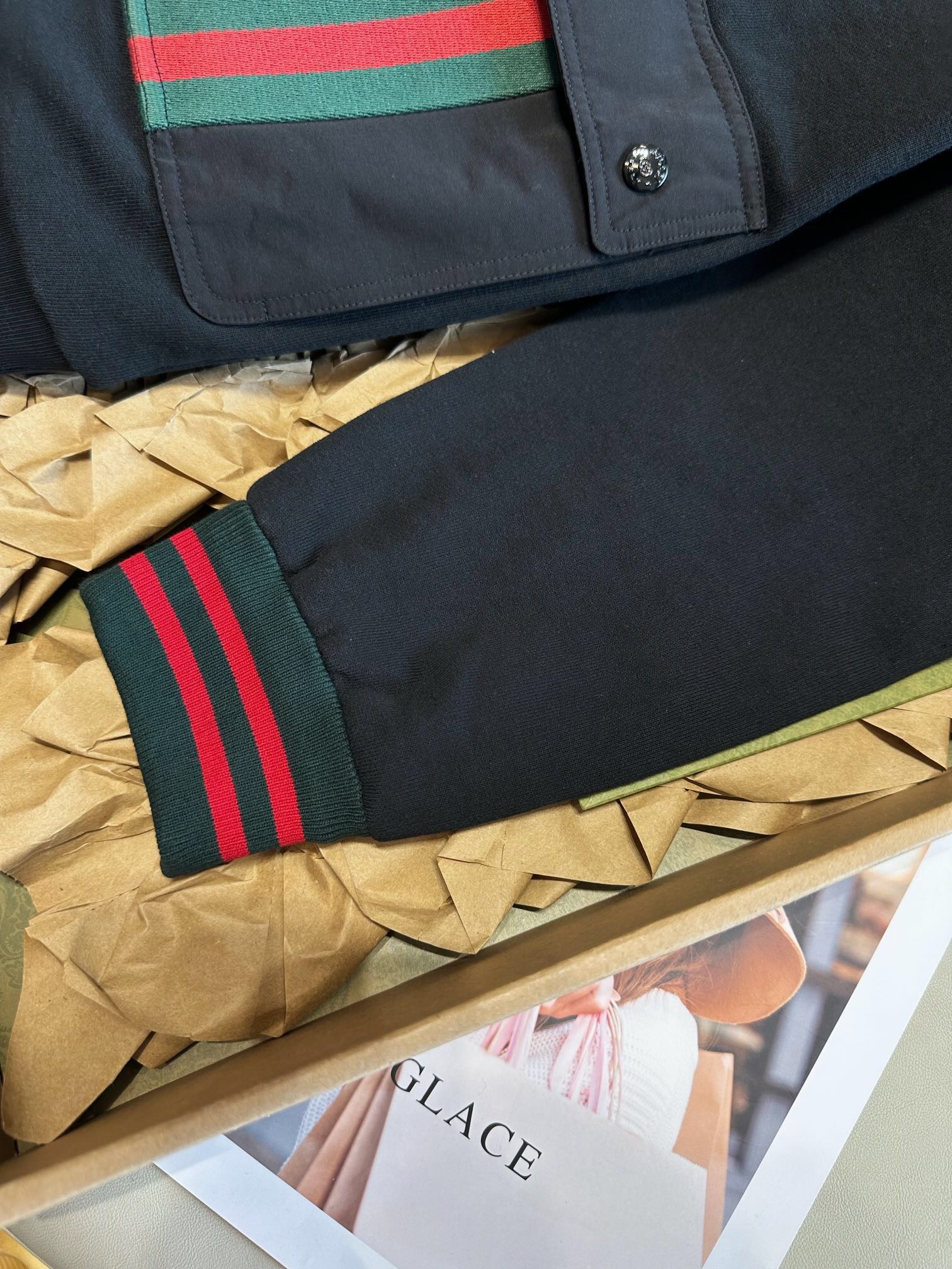 P499 G织带工装外套黑色 · image 6