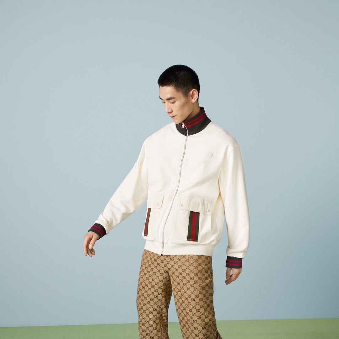 P499 织带工装外套白色 · image 14