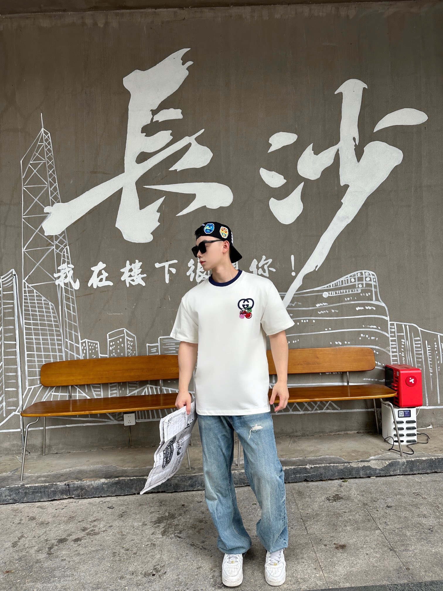 P229 樱桃刺绣短袖 白色 · image 14