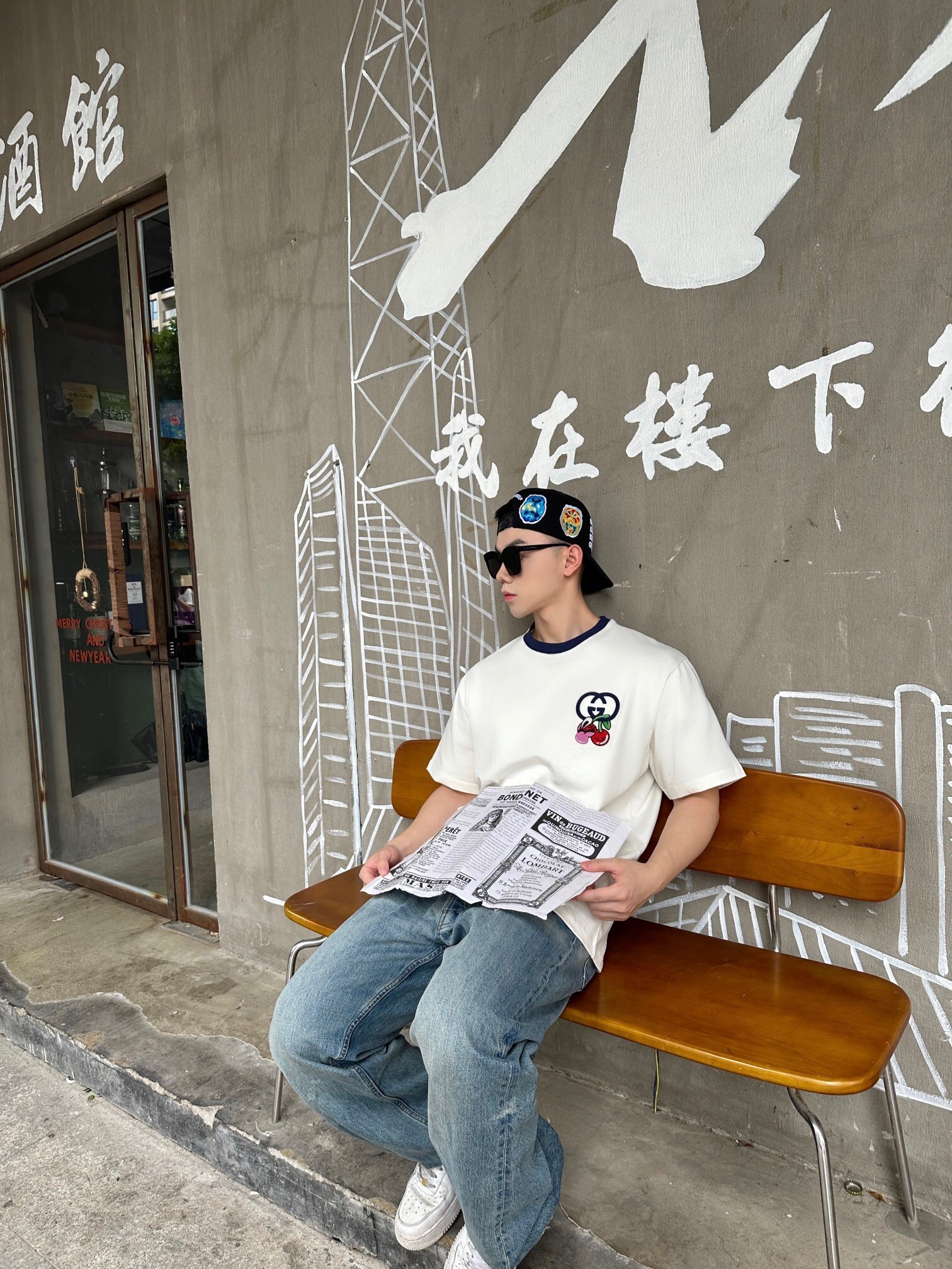 P229 樱桃刺绣短袖 白色 · image 15