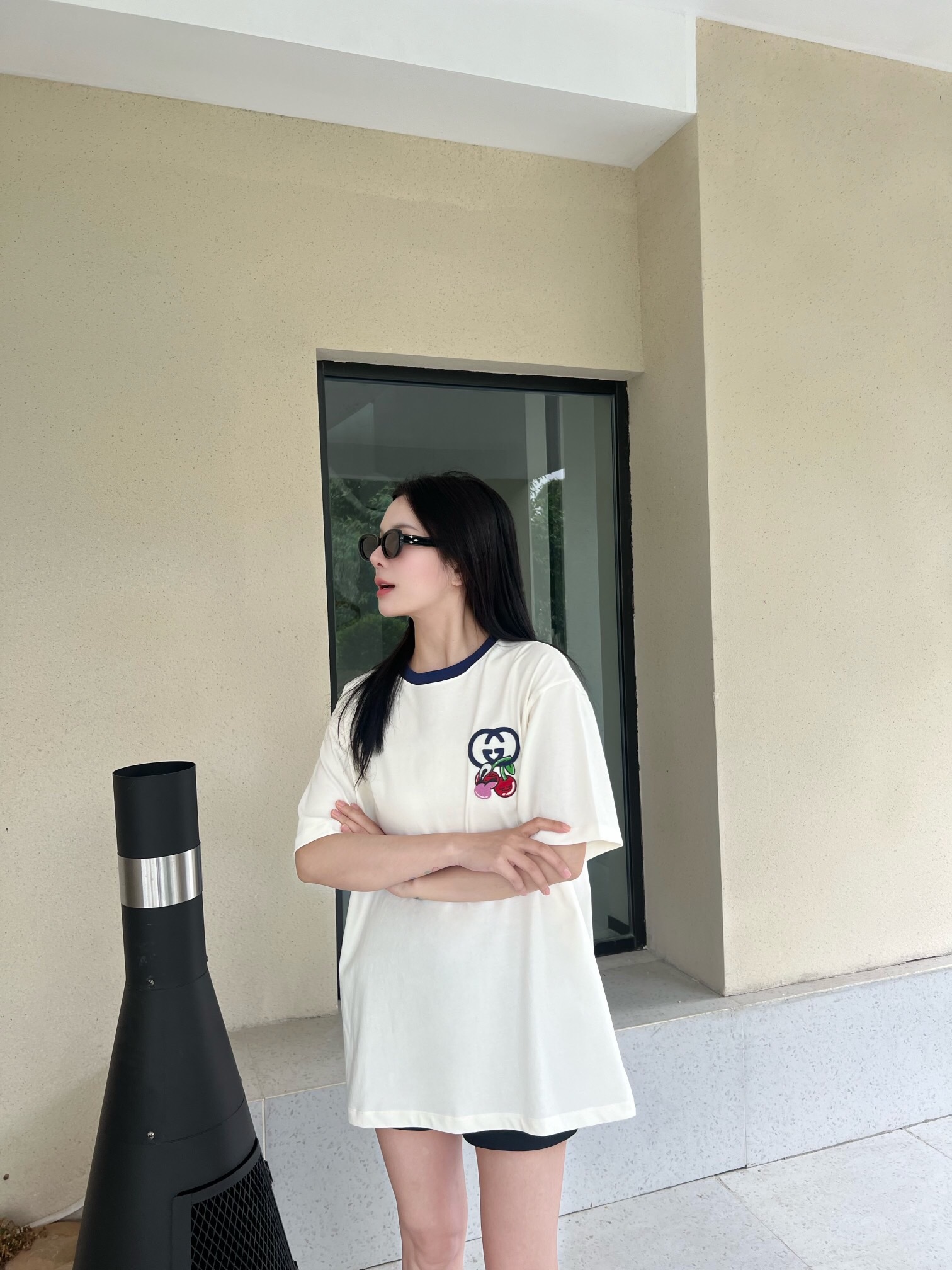 P229 樱桃刺绣短袖 白色 · image 17