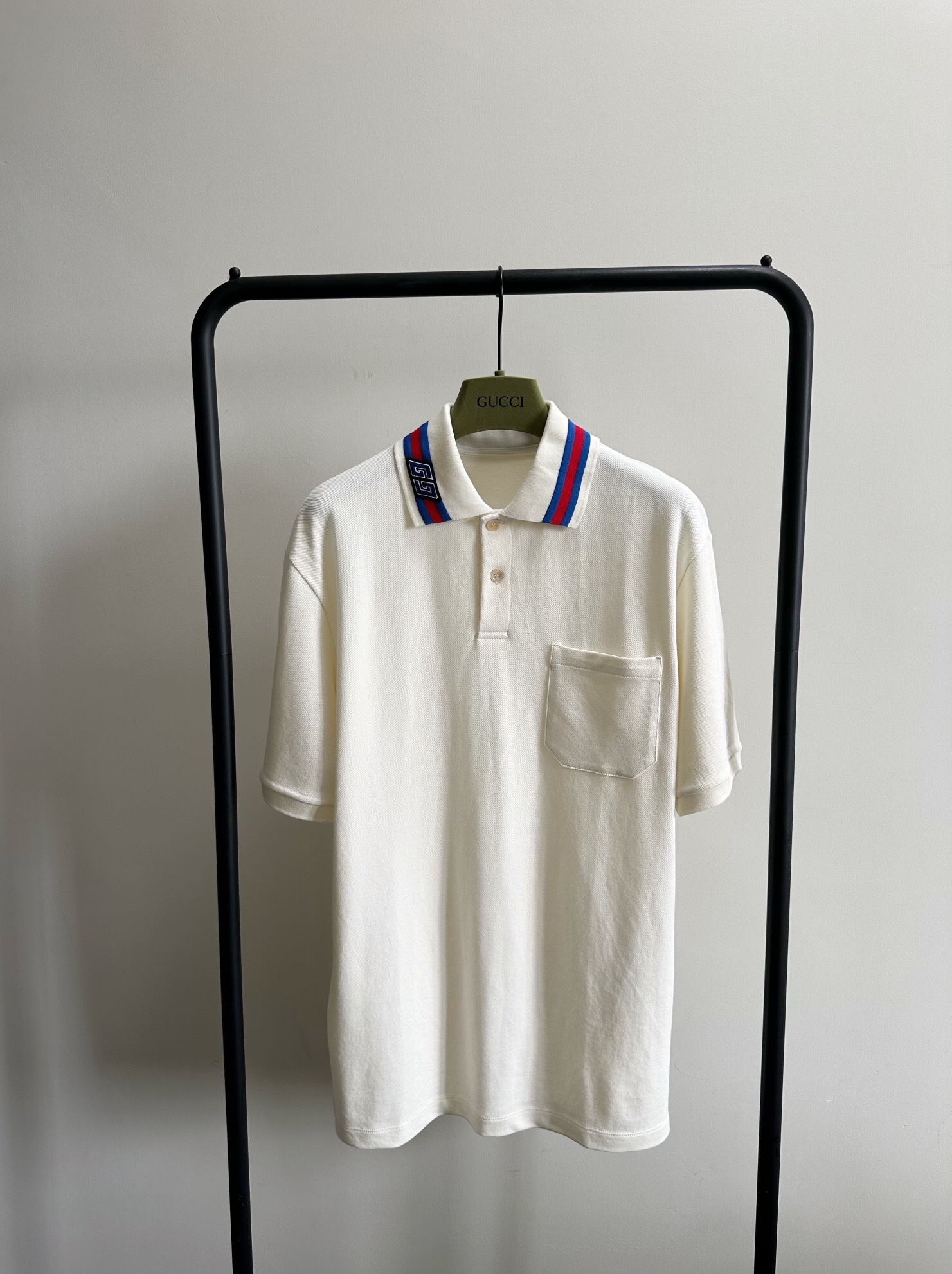 P299 双G贴饰POLO衫 白色 · image 12