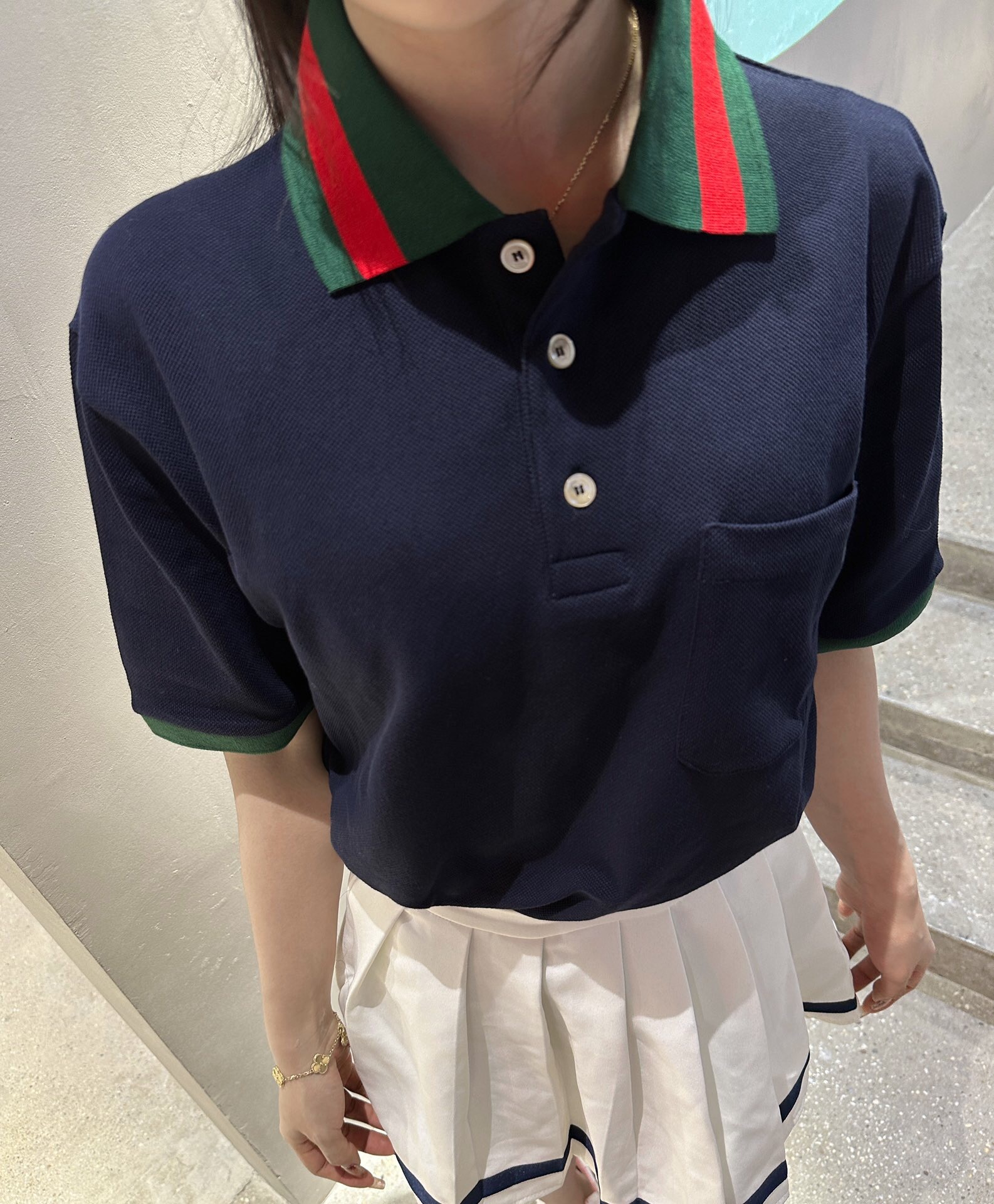 P289 织带衣领Polo深蓝 · image 21