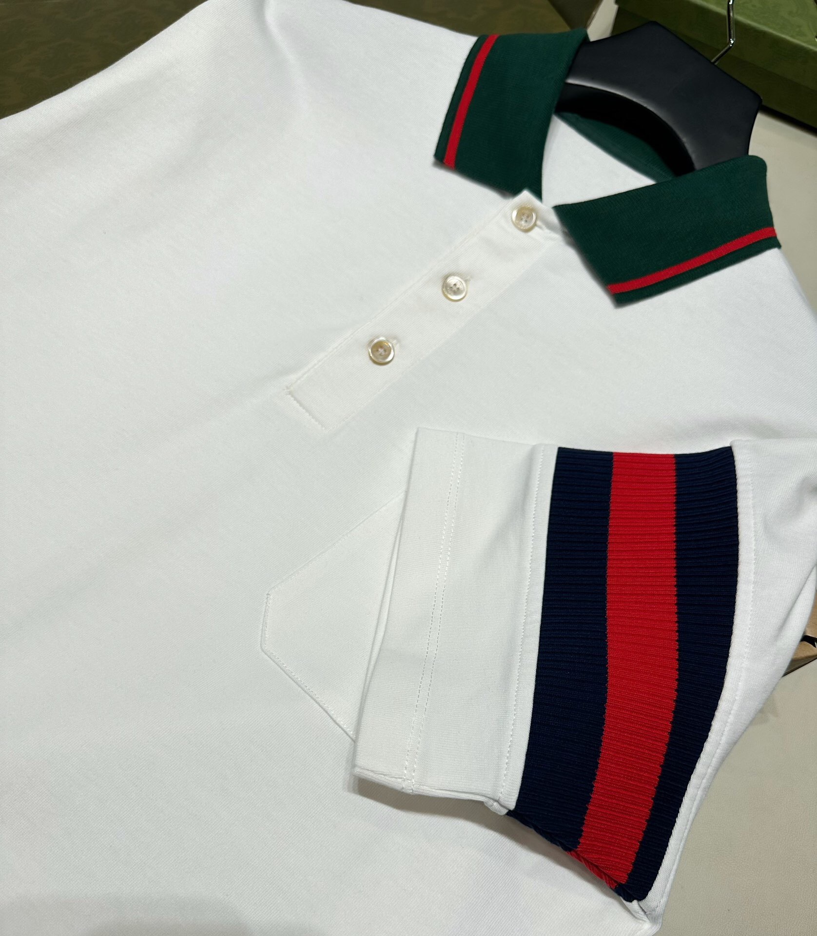 P289 红蓝织带袖子Polo · image 6
