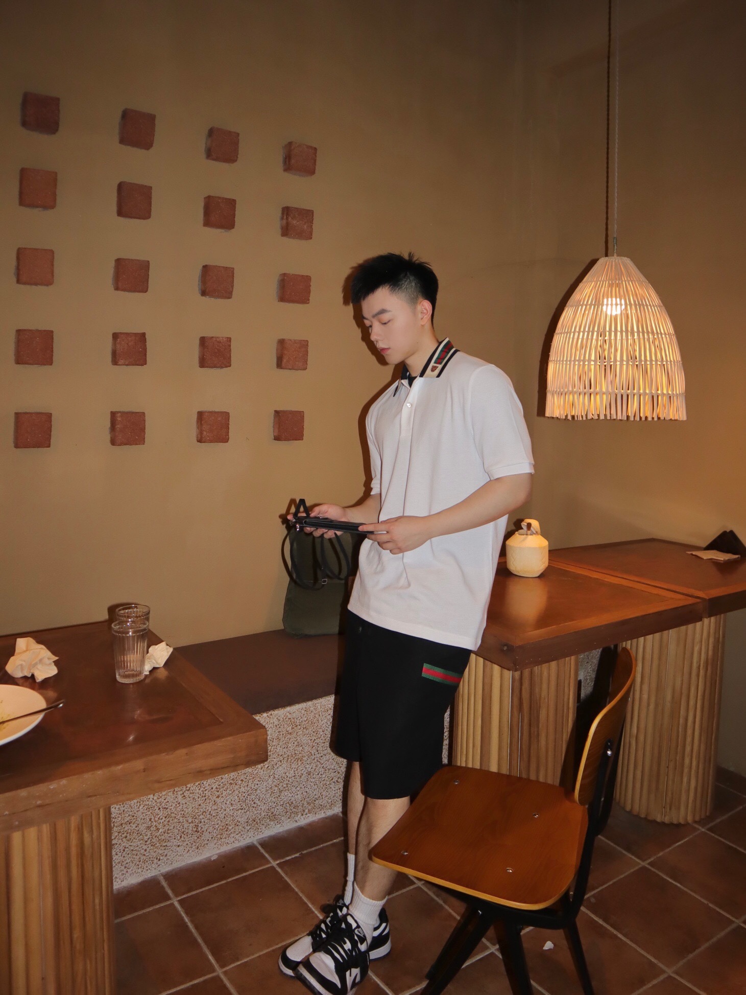 P289 虎头织带POLO衫 白色 · image 19