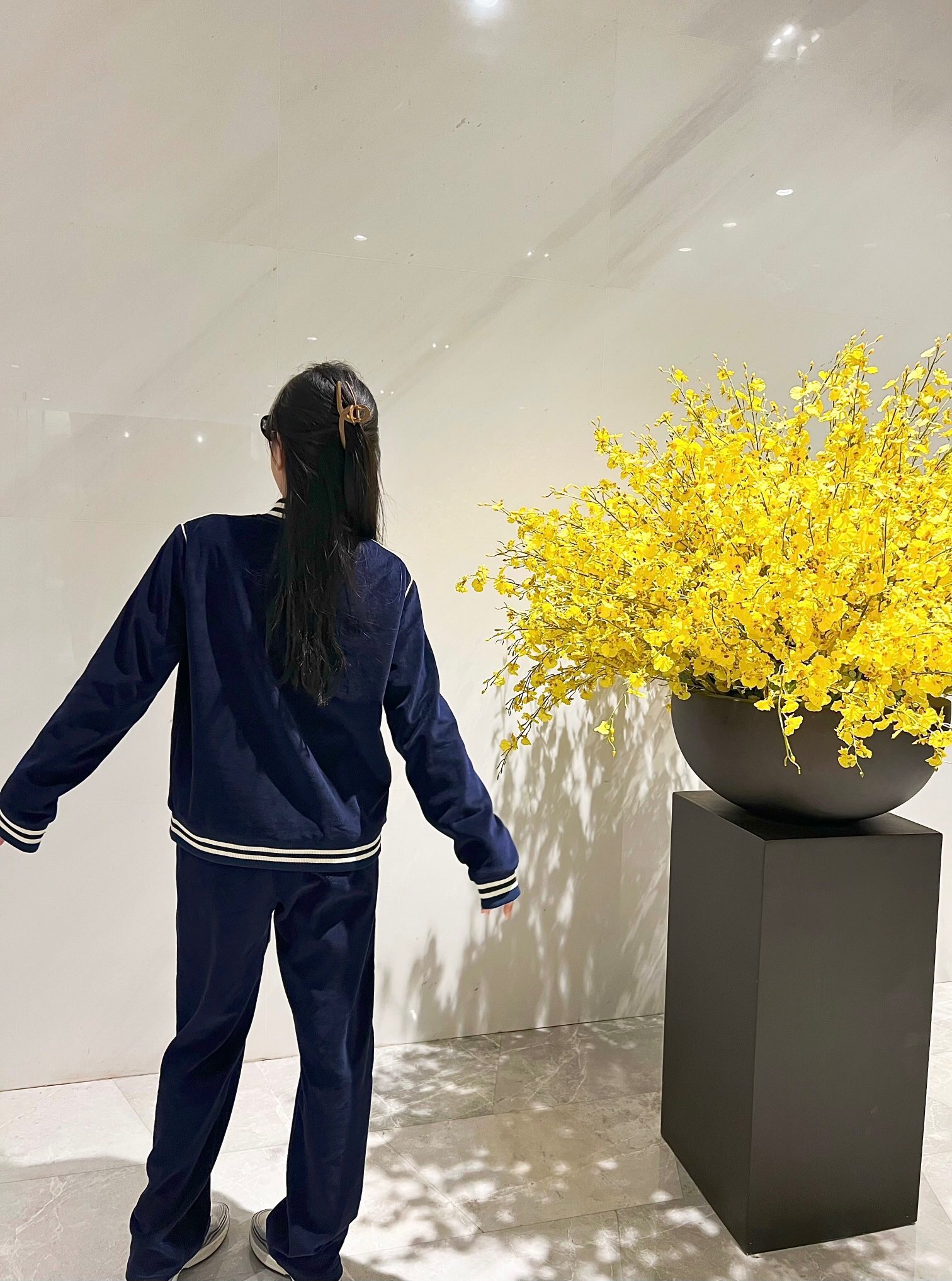 P499 小标植绒外套 深蓝色 · image 15