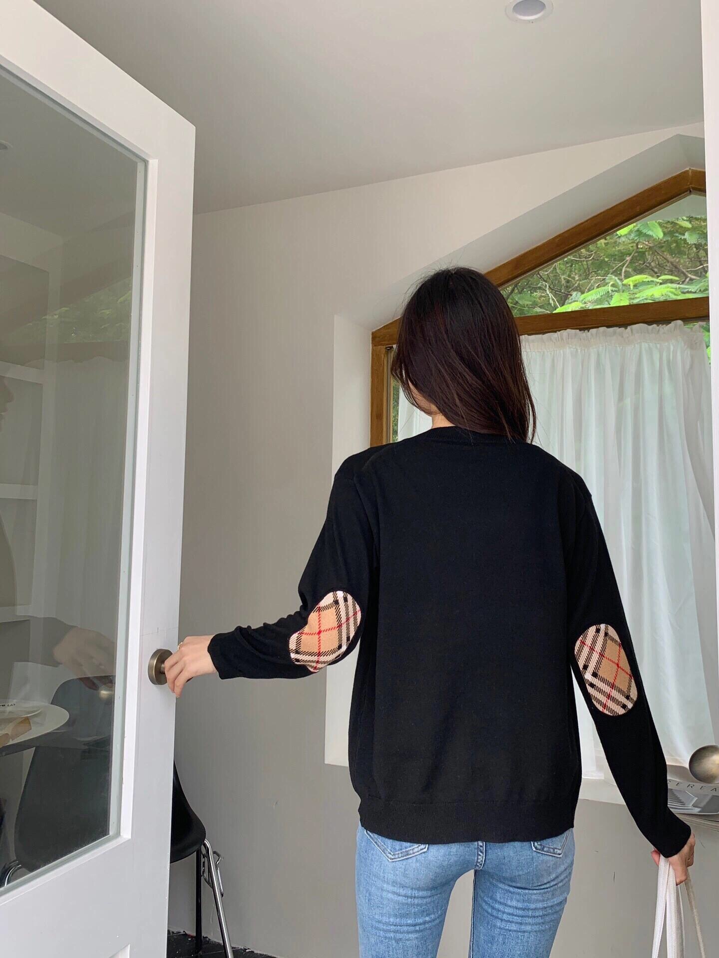 P459 纯色V领单排扣针织衫(women） · image 26