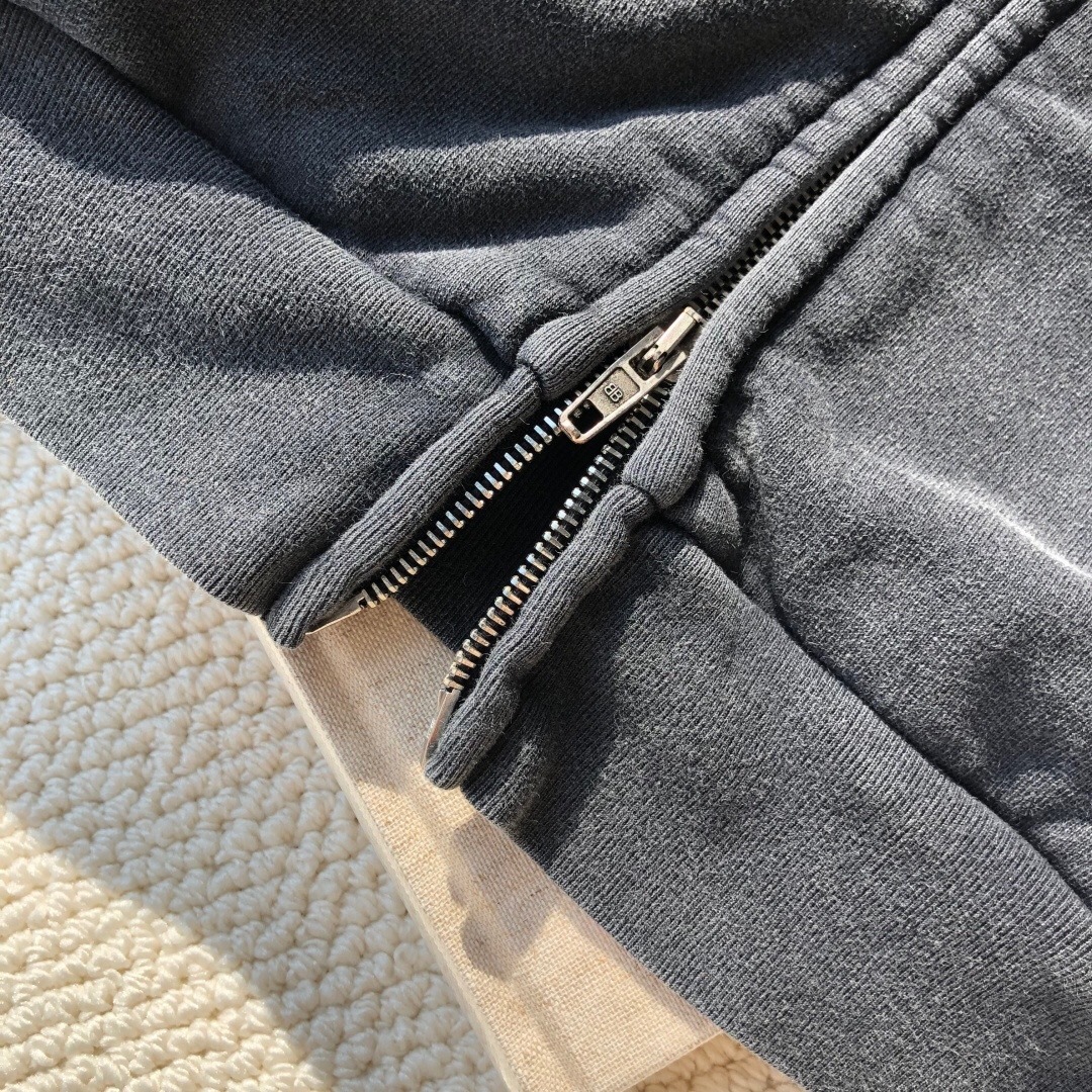 P419 巴黎字母开衫水洗黑 · image 9