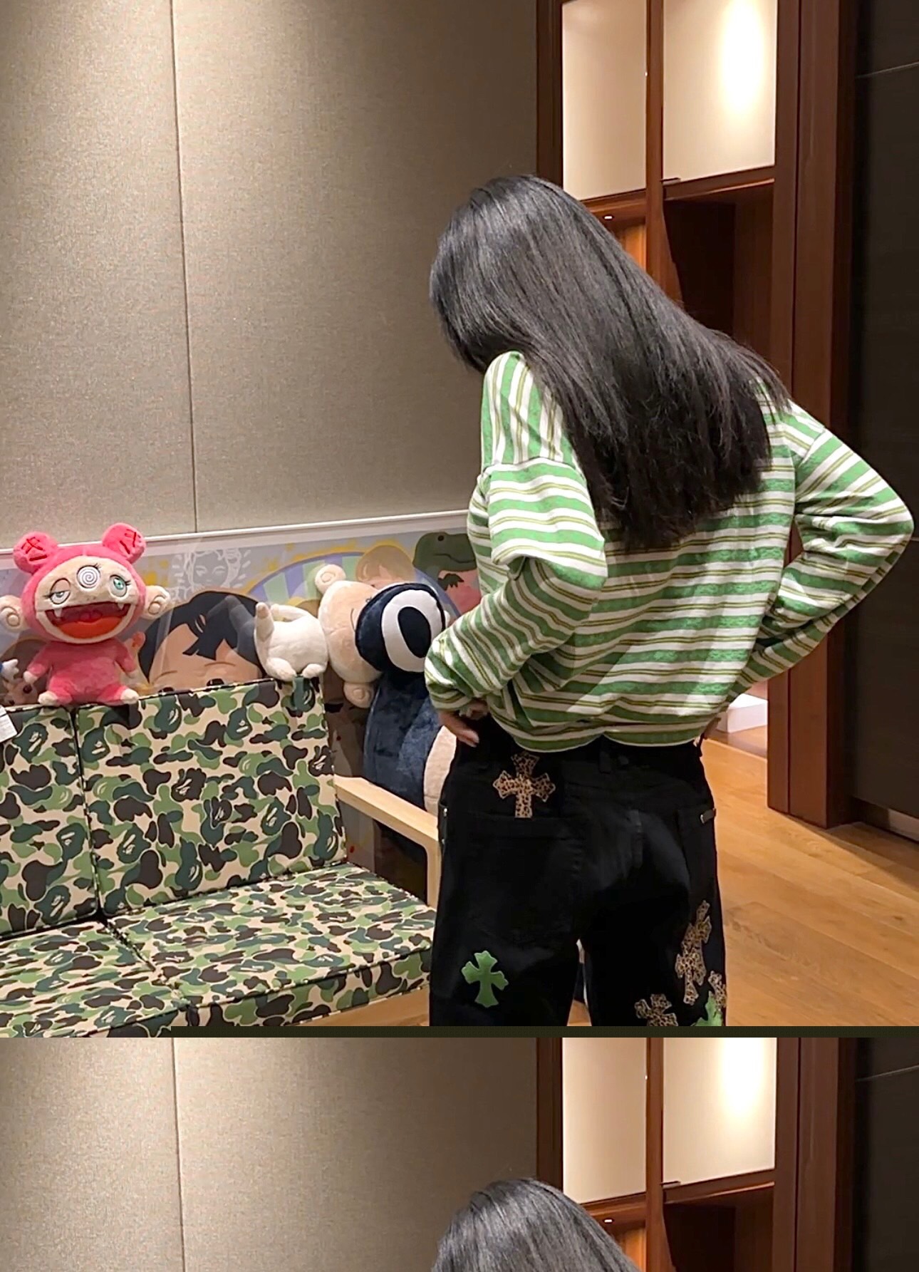 P399 宝剑刺绣长袖衫 绿色 · image 15