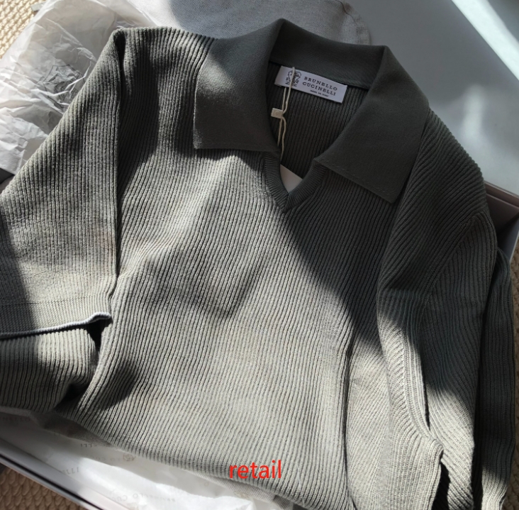 P389 小v领POLO衫 卡其色 · image 17
