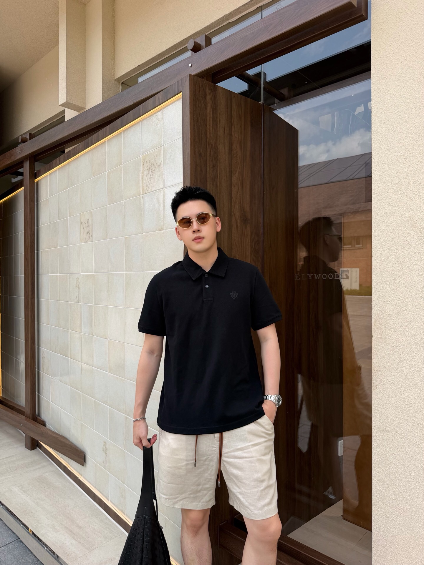 P299 黑色徽章刺绣POLO衫 · image 15