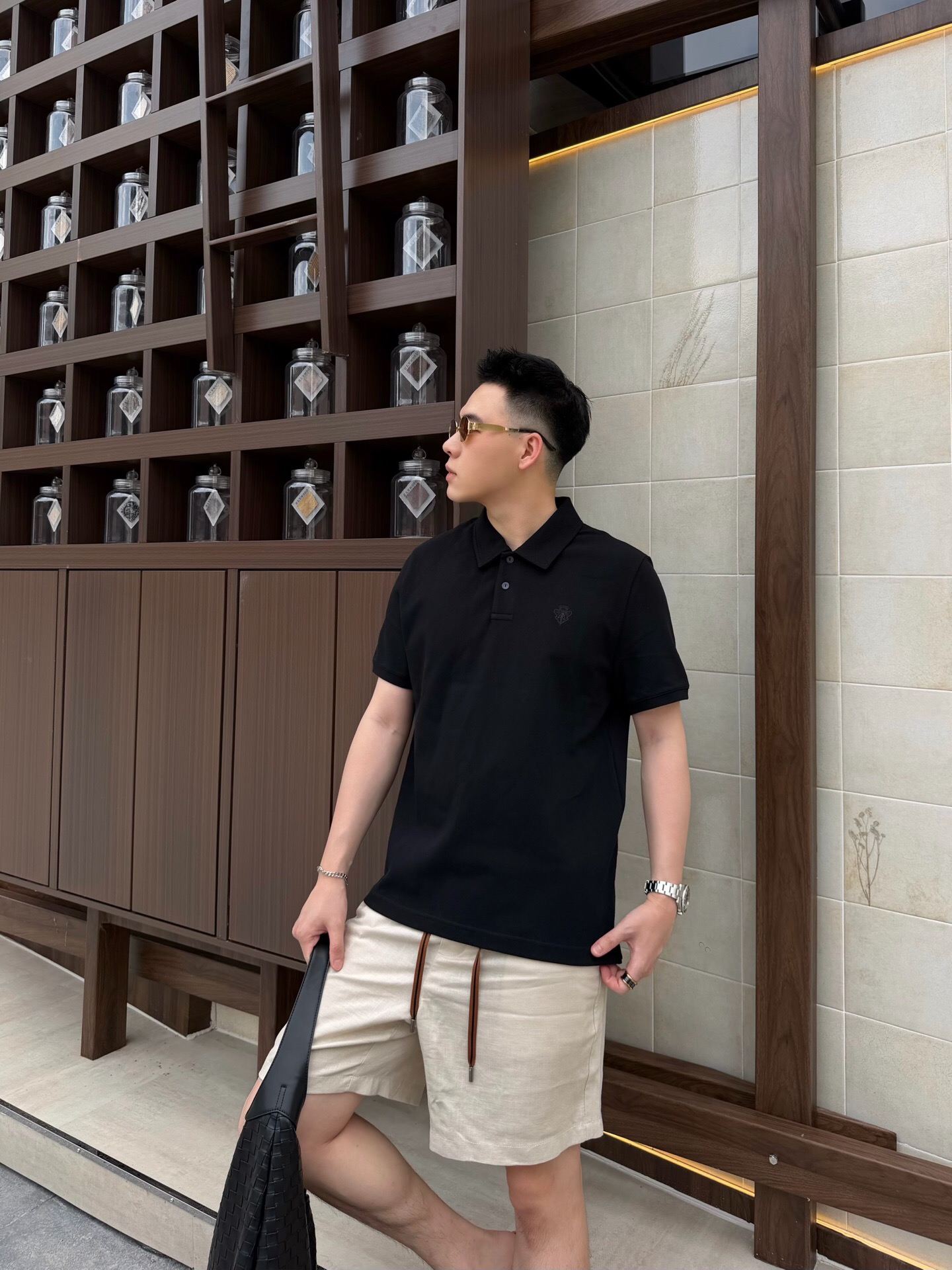 P299 黑色徽章刺绣POLO衫 · image 16