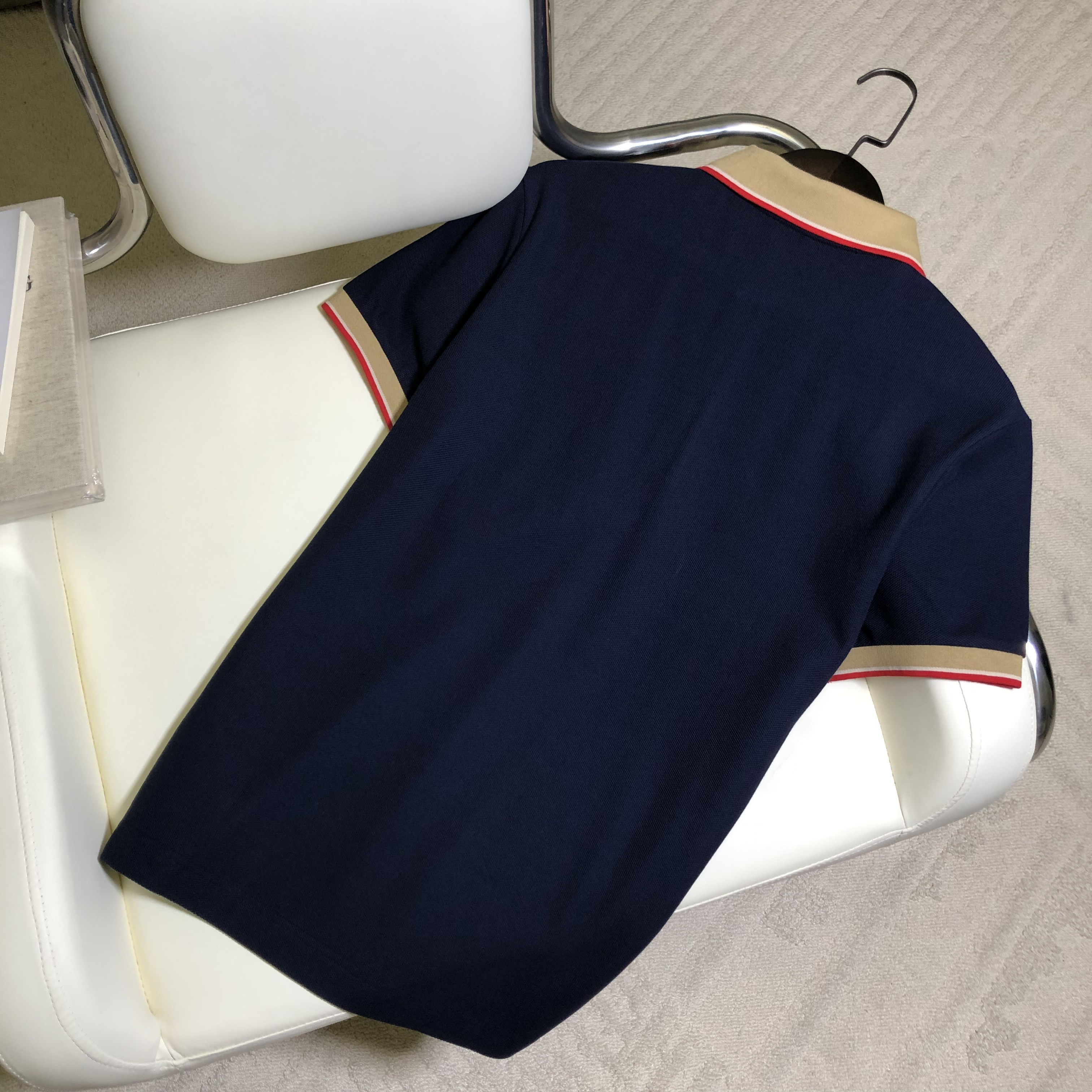 P299 War horse letter jacquard collar polo shirt · image 20