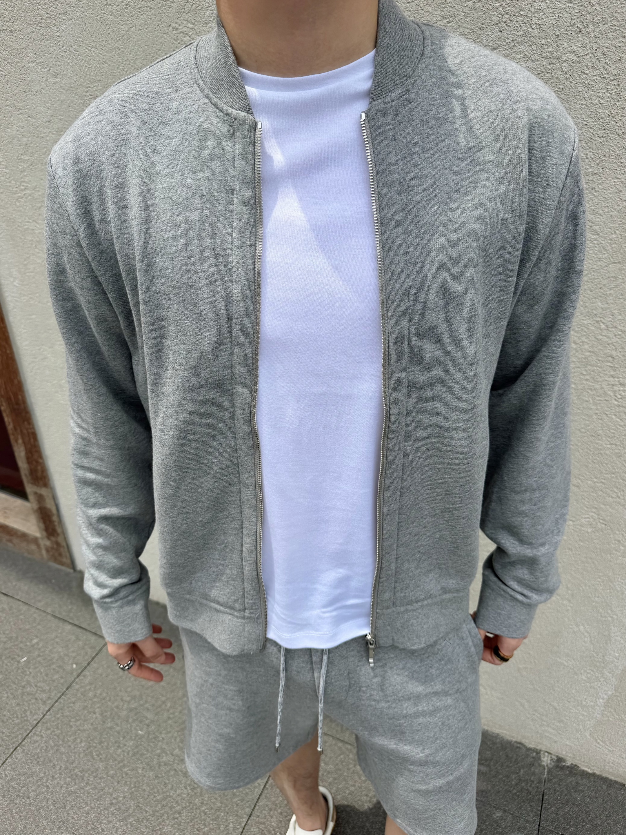 P499 Grey zipper cotton jacket · image 17