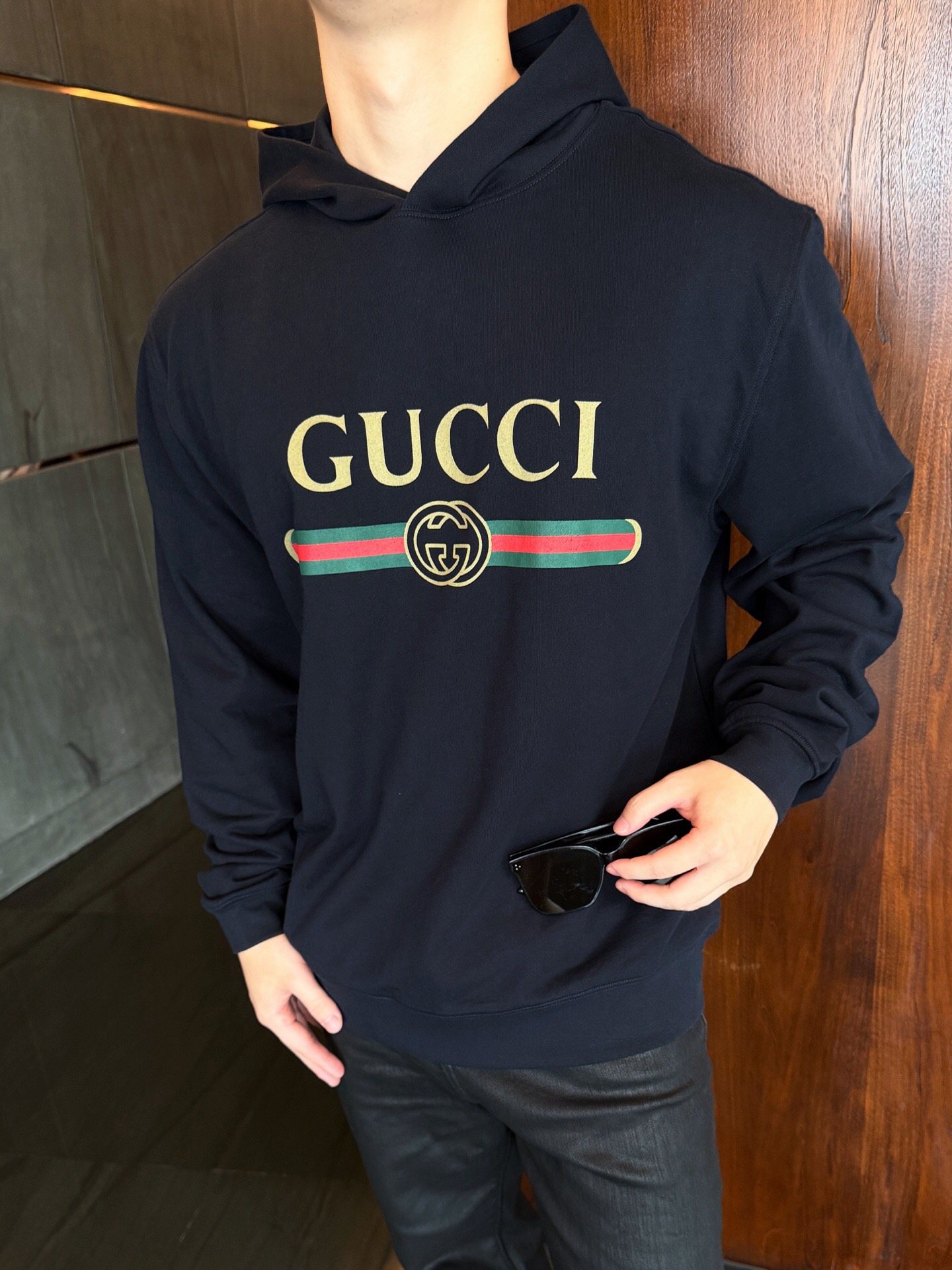 P389 Classic Interlocking Double G Printed Hoodie · image 17