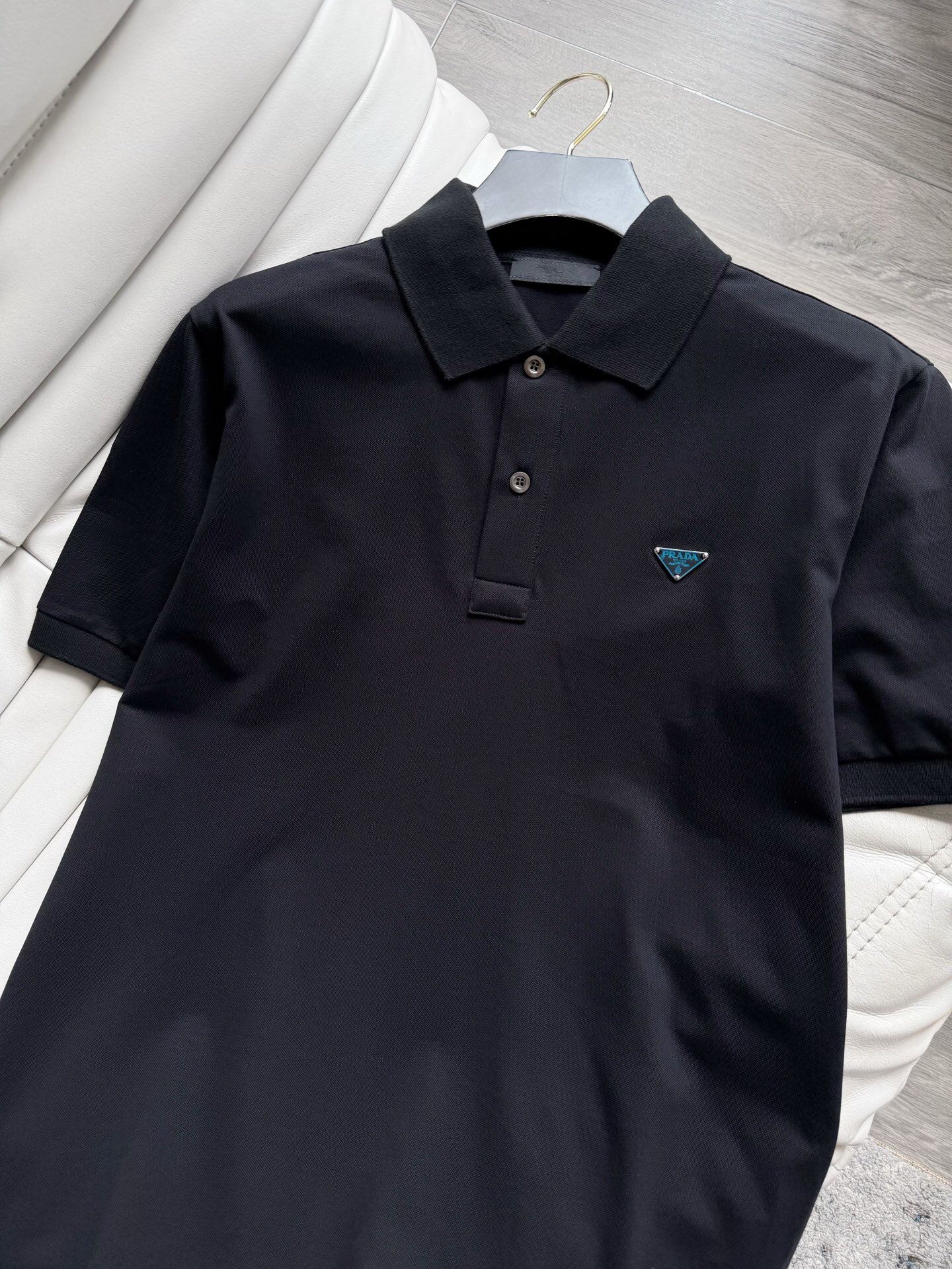 P309 Classic Triangle Black Polo Shirt · image 5