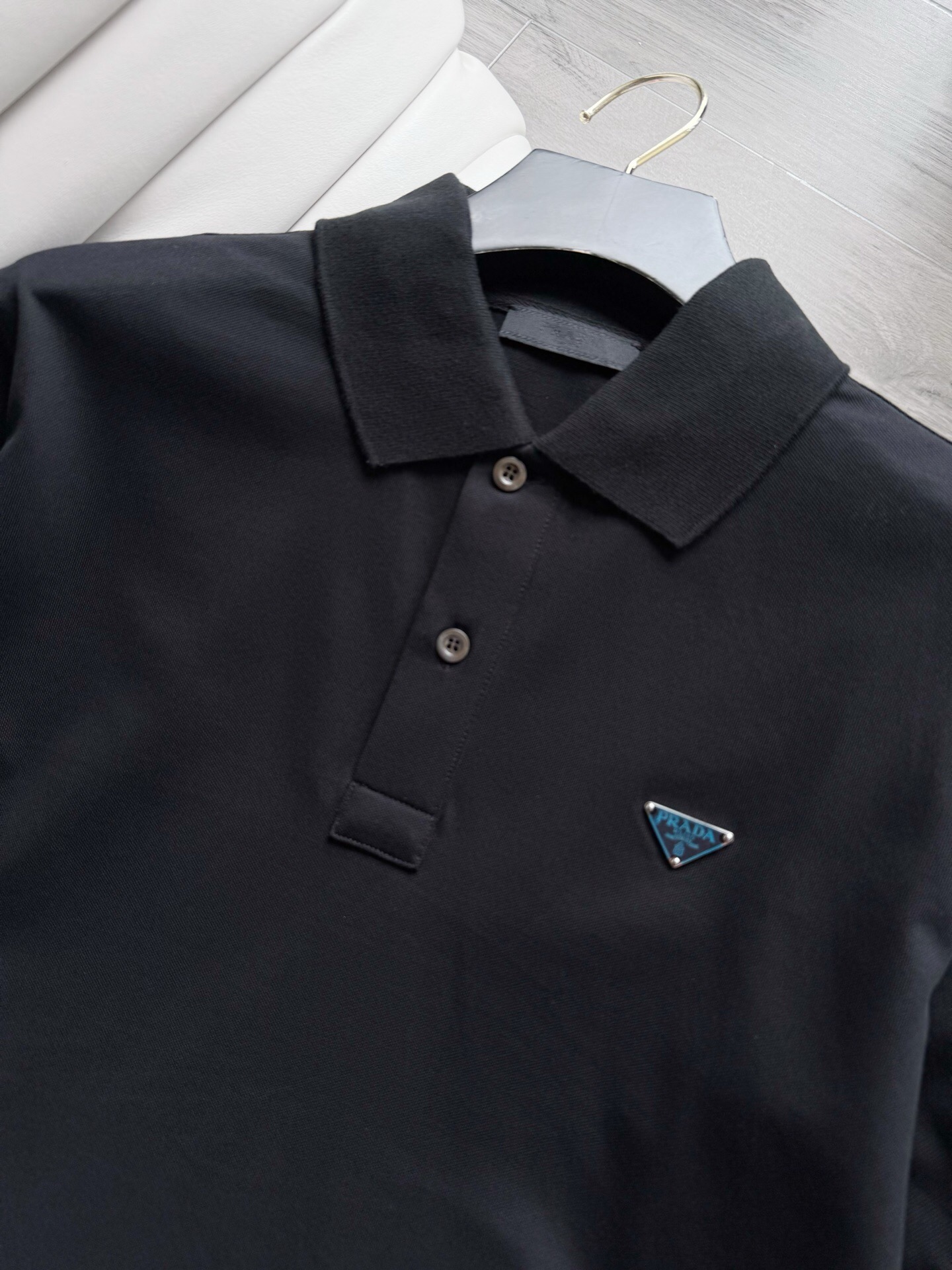P309 Classic Triangle Black Polo Shirt · image 6