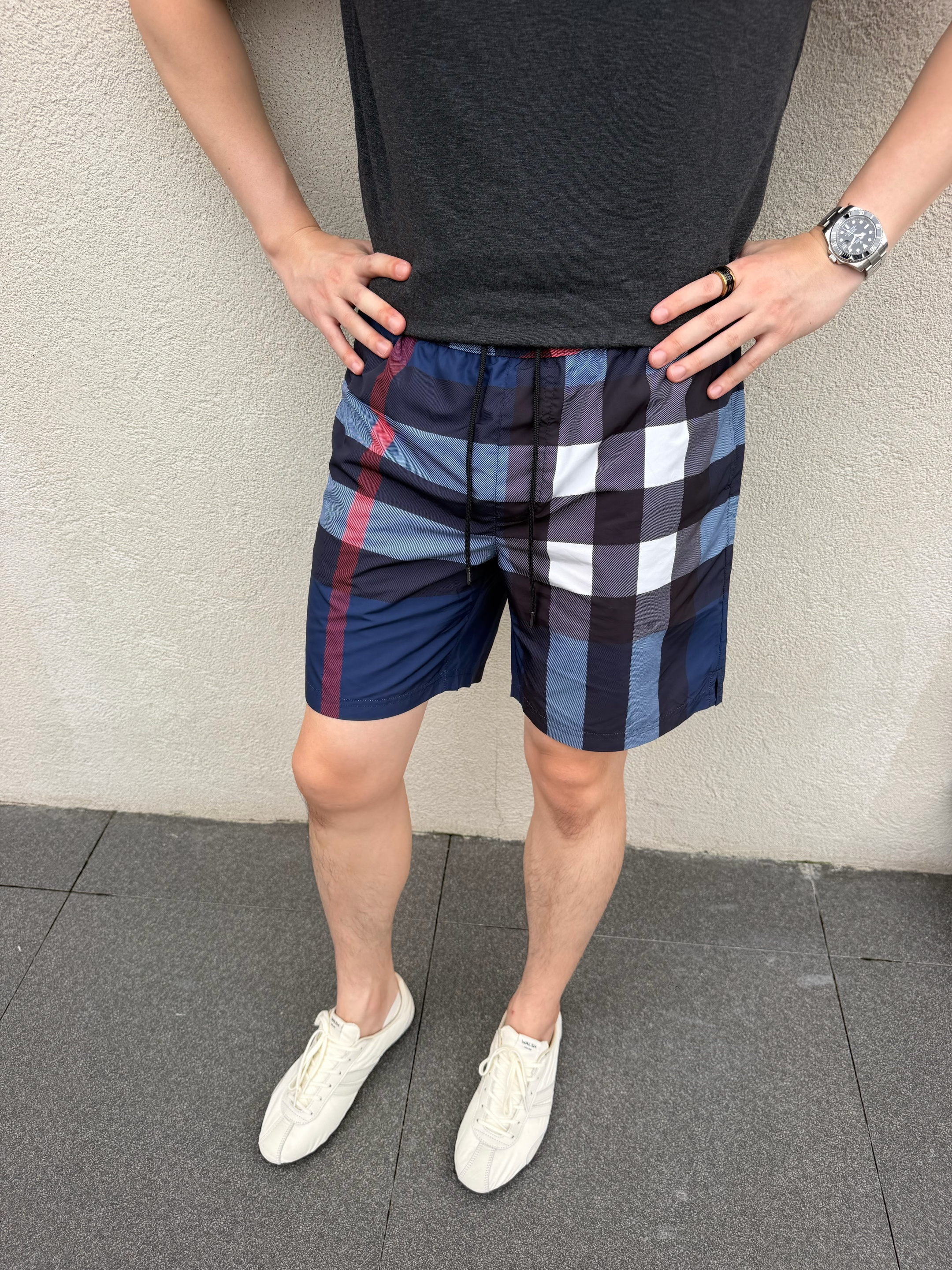 P309 Plaid shorts in blue · image 24