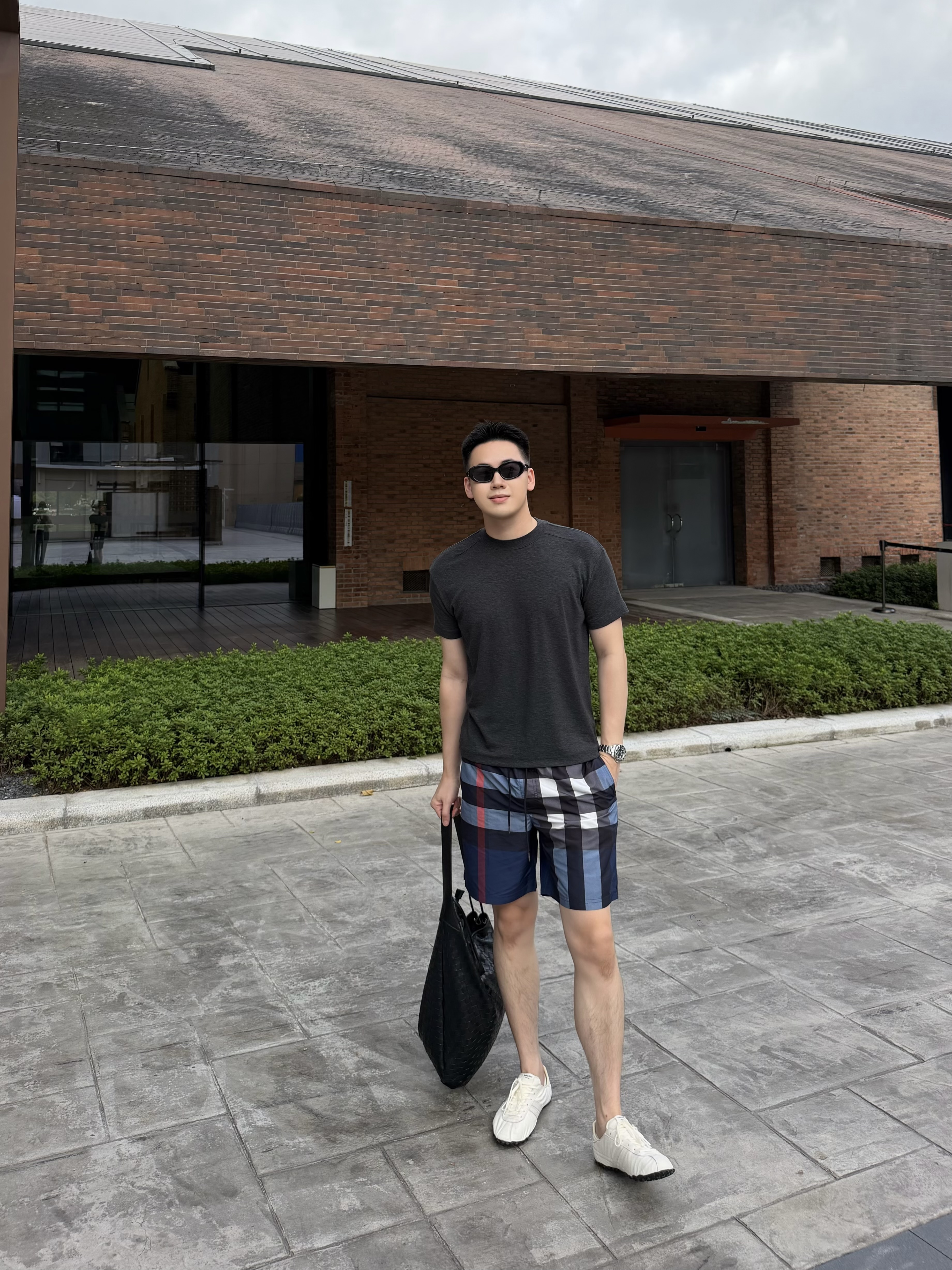 P309 Plaid shorts in blue · image 21