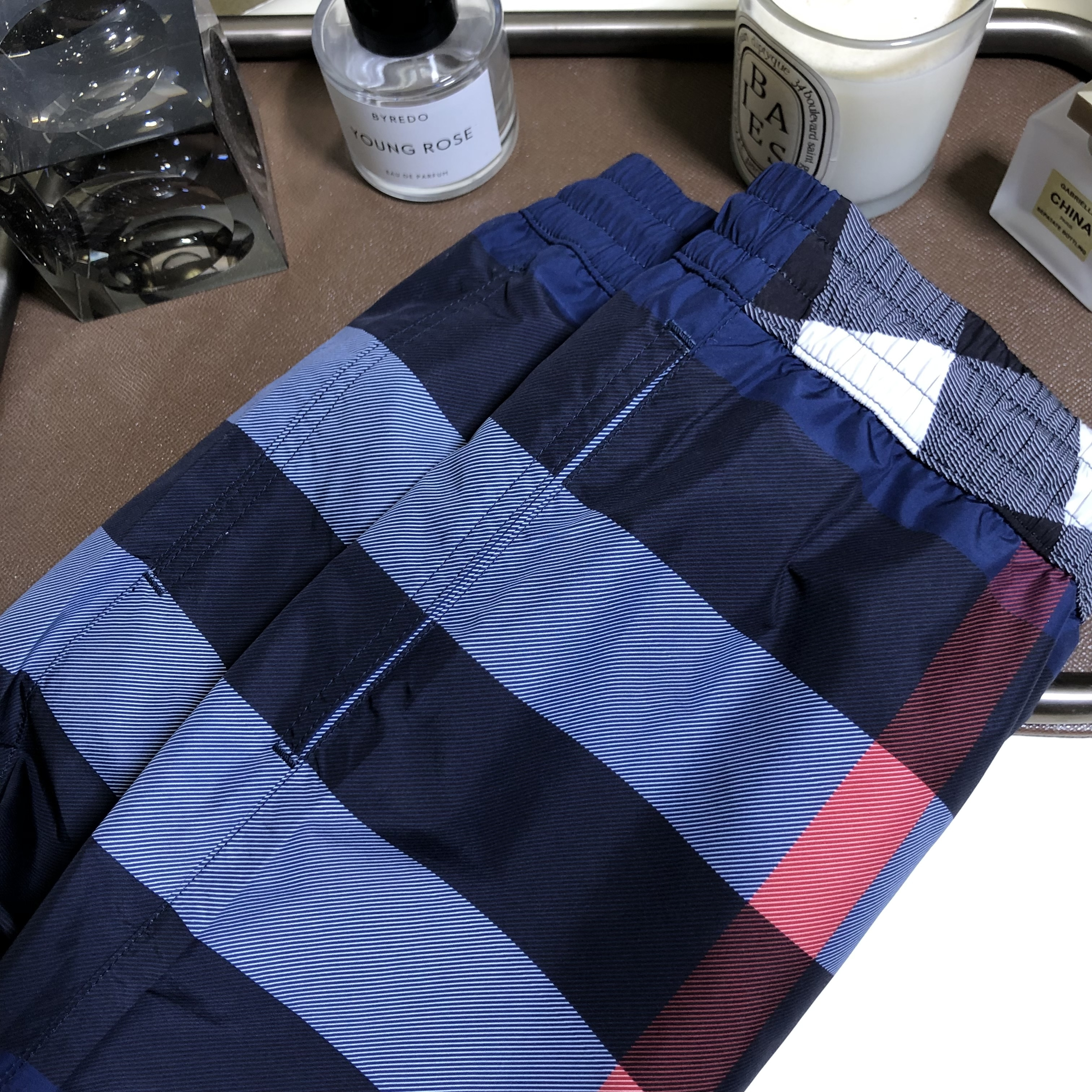 P309 Plaid shorts in blue · image 10