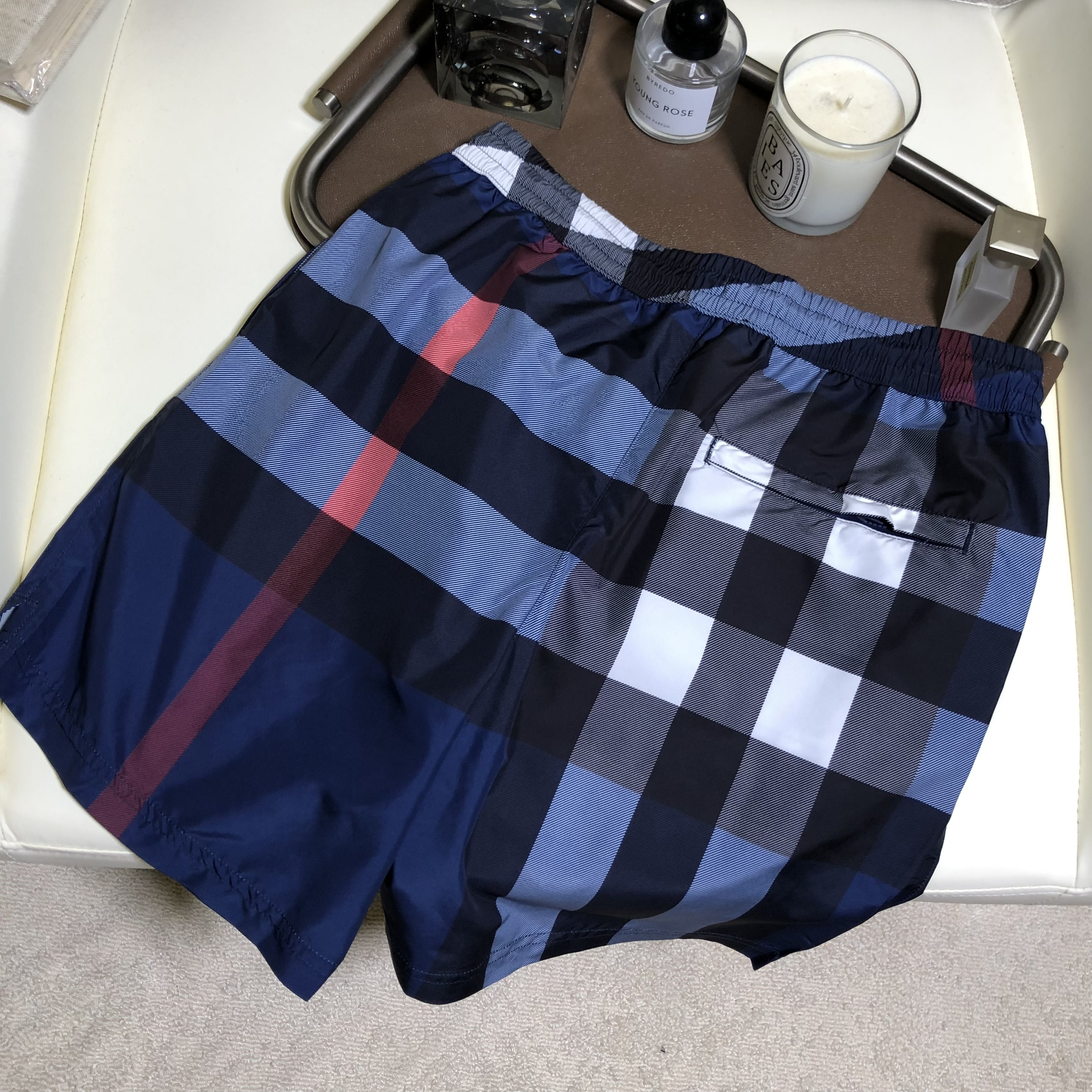 P309 Plaid shorts in blue · image 7