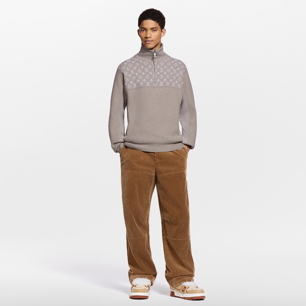 P669 Wool blend half zip sweater · image 13