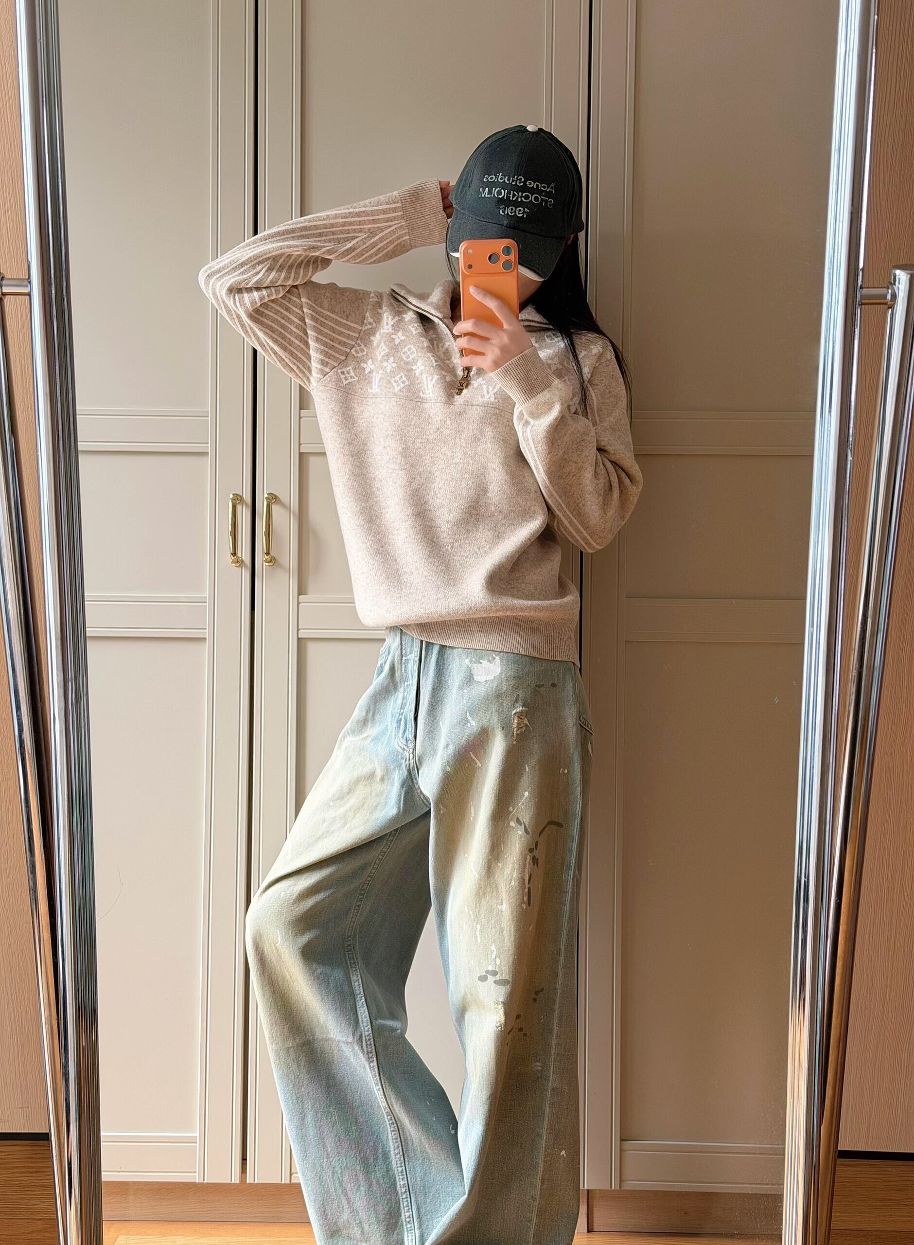 P669 Wool blend half zip sweater · image 17