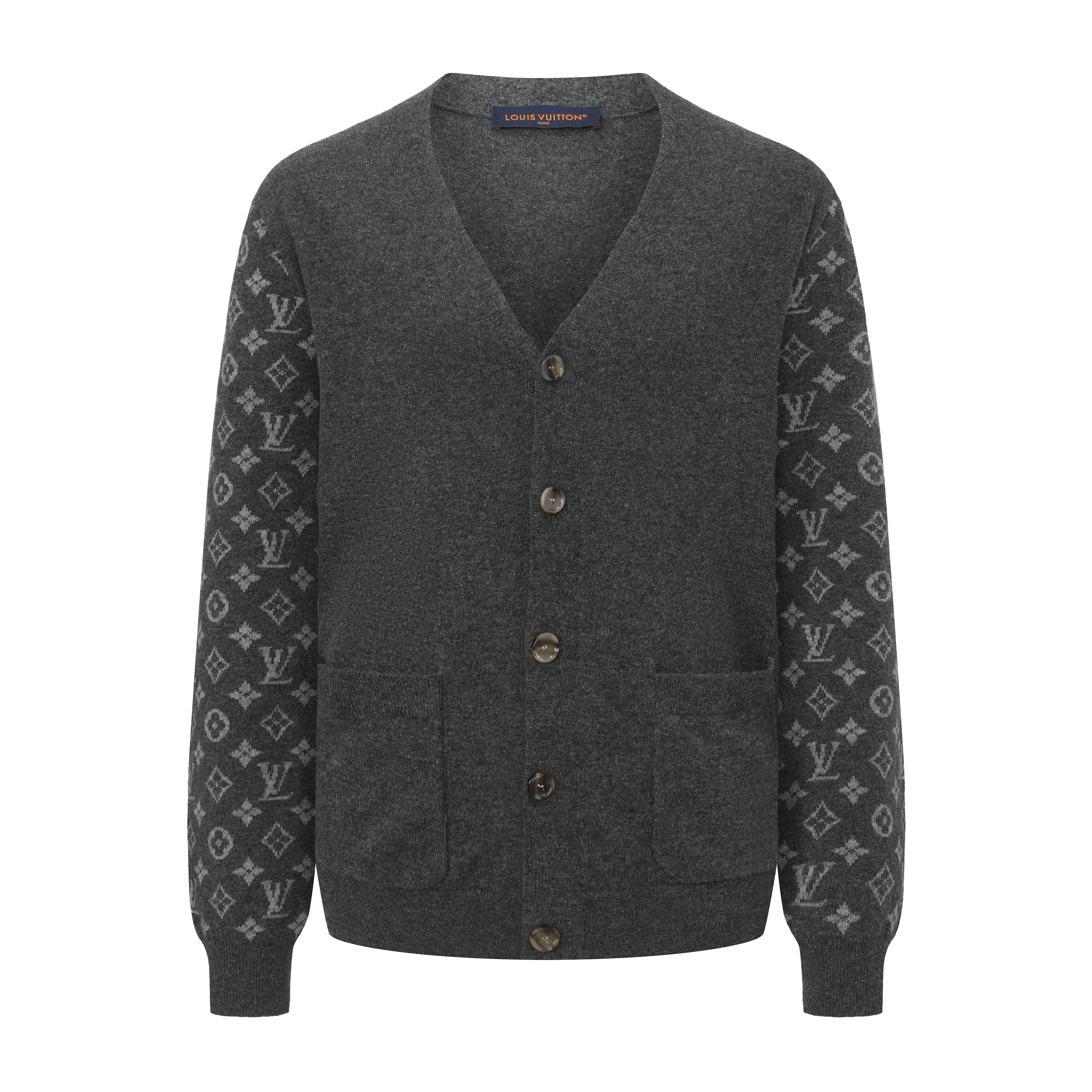 P609 Cashmere cardigan dark gray · image 12