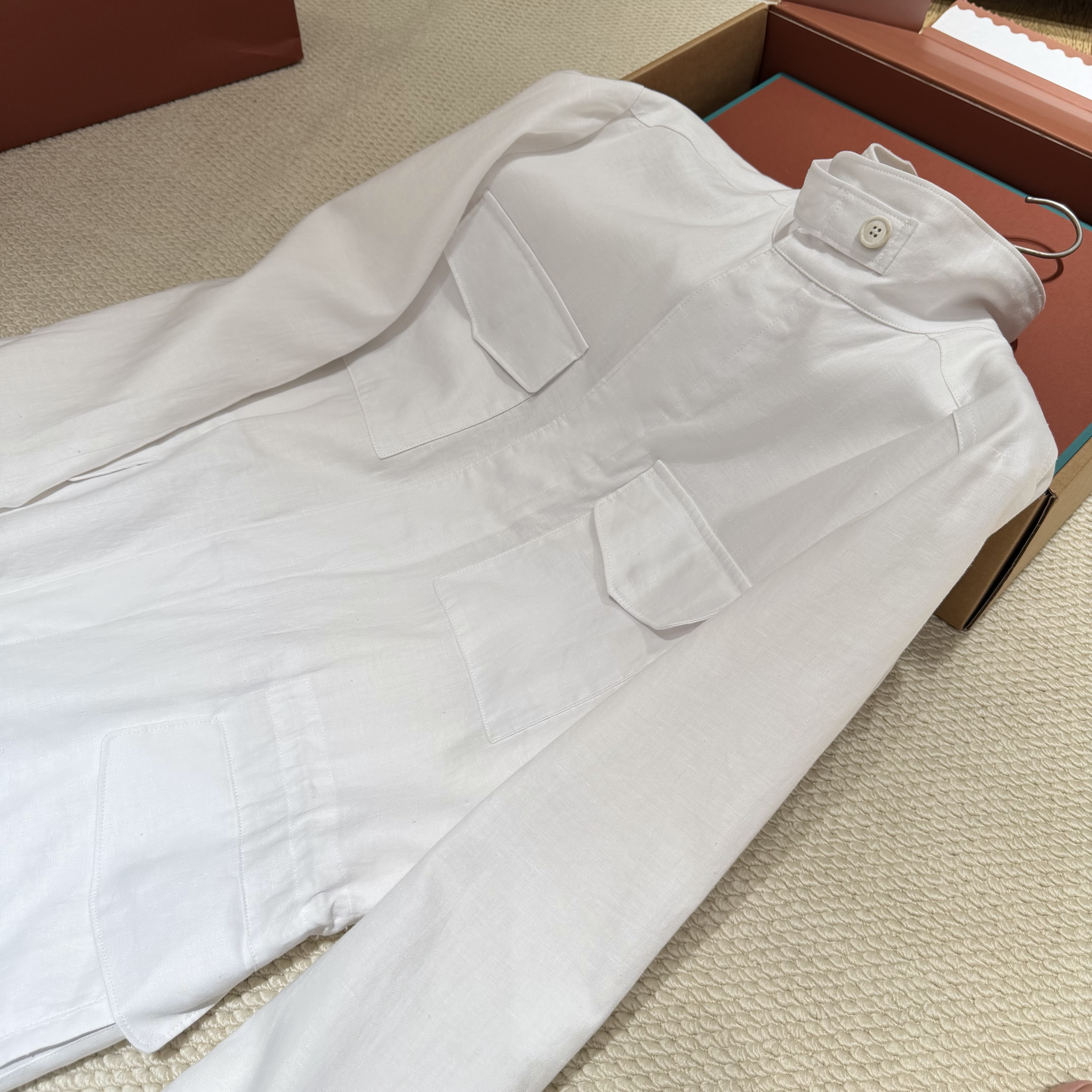 P1299 Linen solid color jacket · image 9