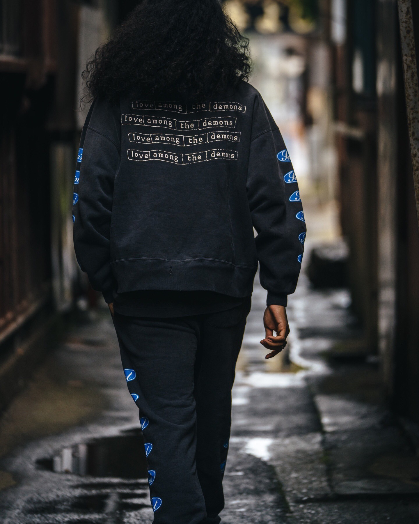 P359 Blue Saint printed hoodie · image 22