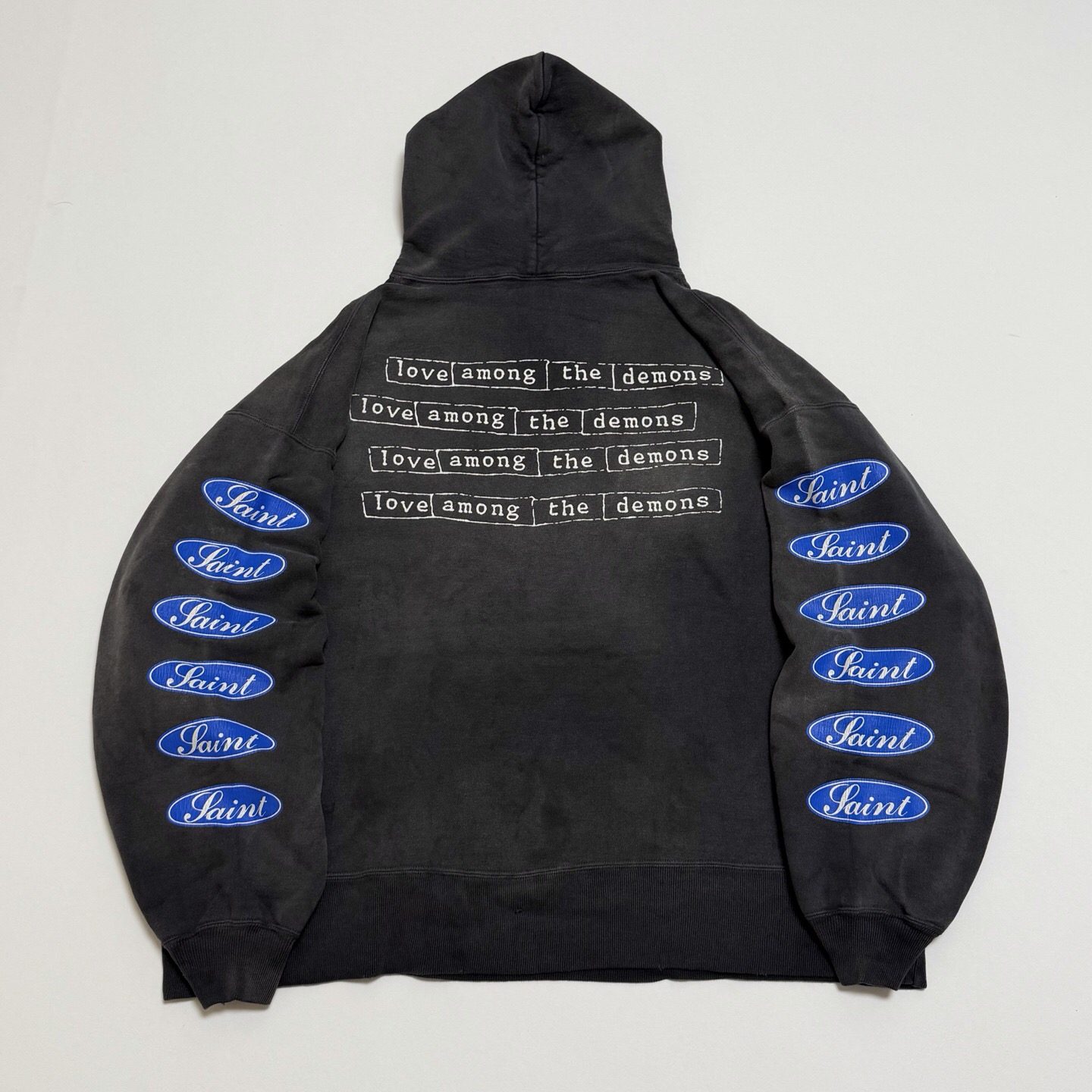P359 Blue Saint printed hoodie · image 5