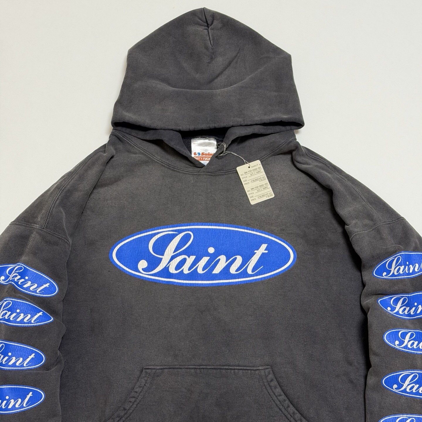 P359 Blue Saint printed hoodie · image 6