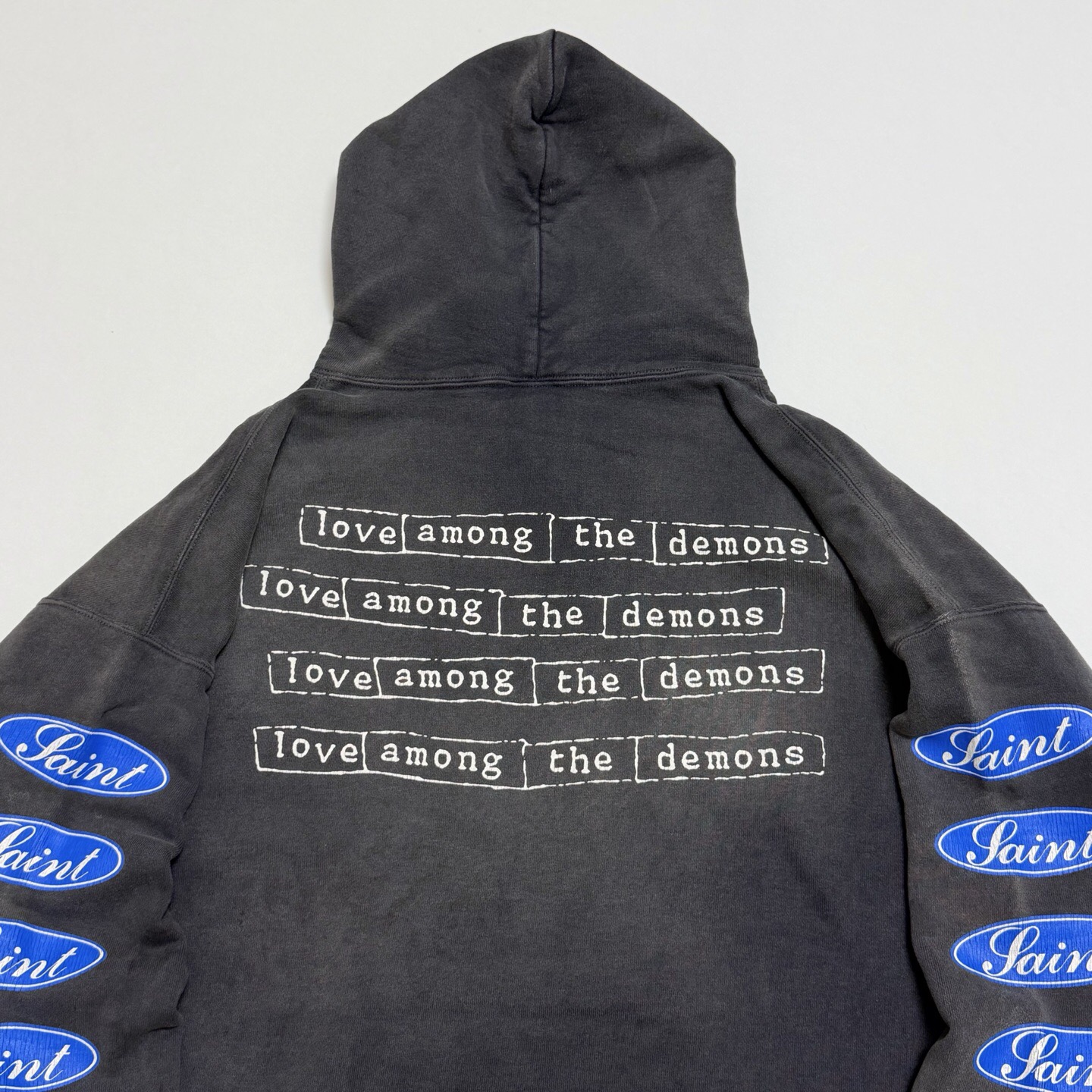 P359 Blue Saint printed hoodie · image 10