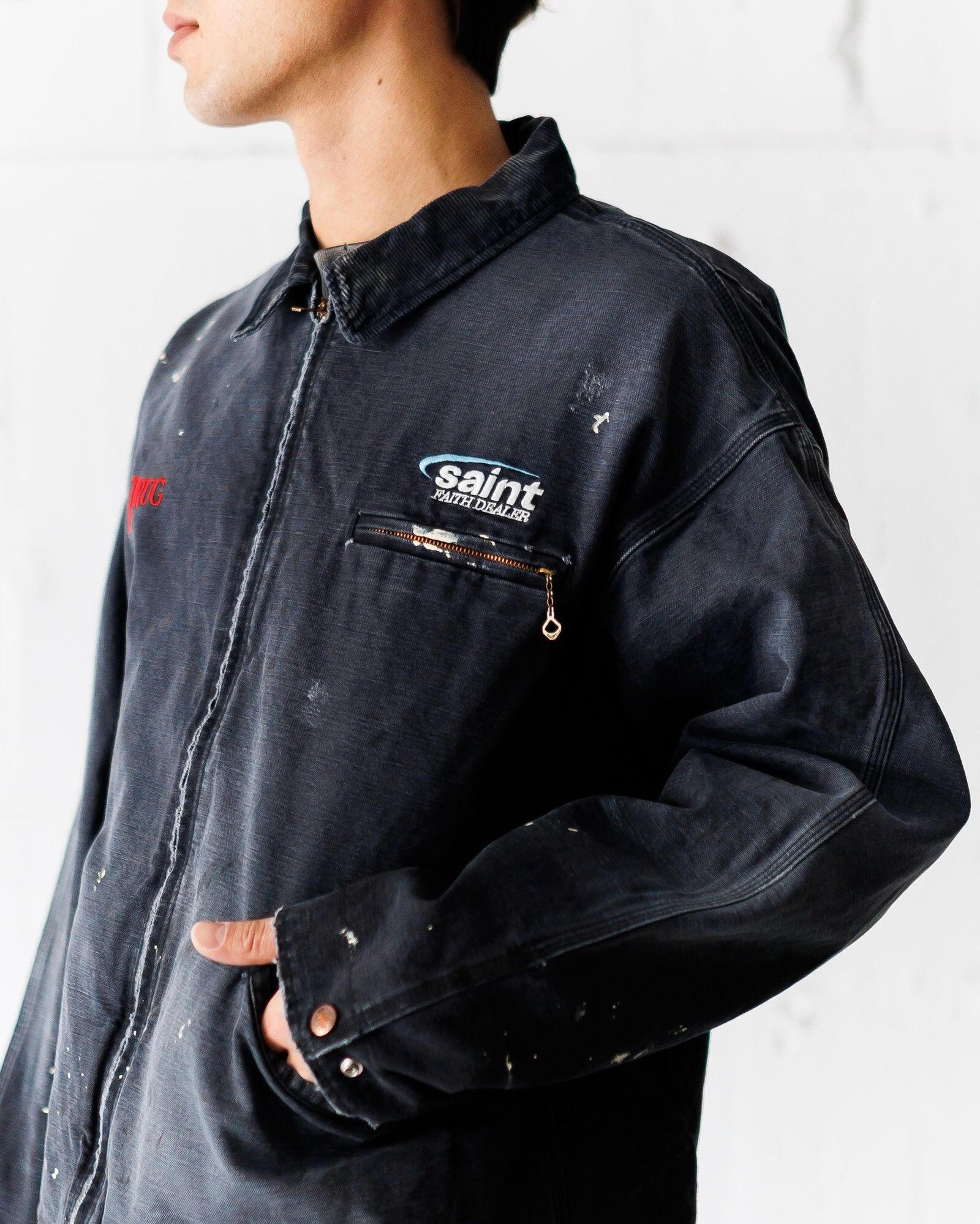 P419 Make an old denim jacket · image 22