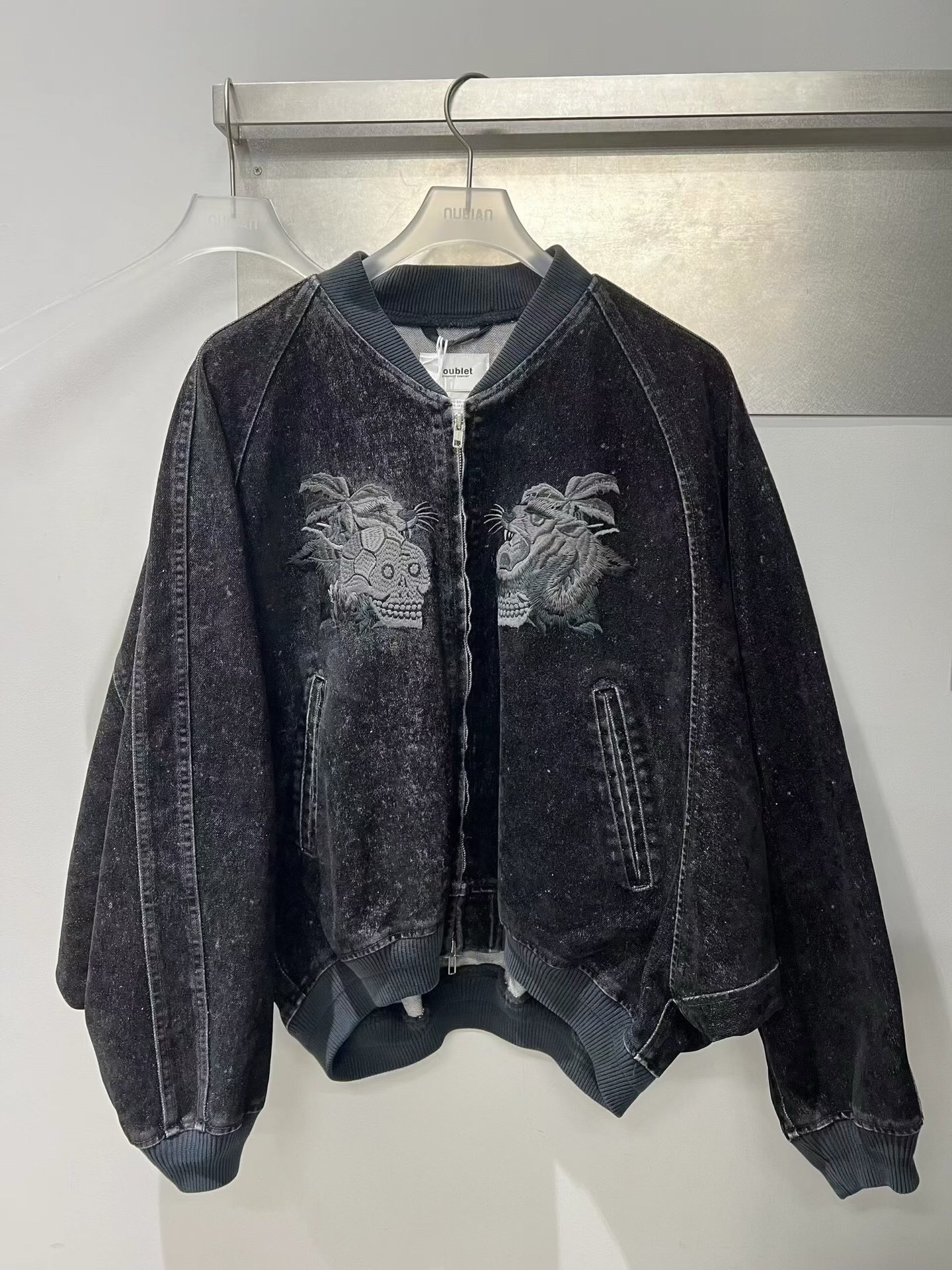 P469 Bat sleeve suede denim jacket · image 17